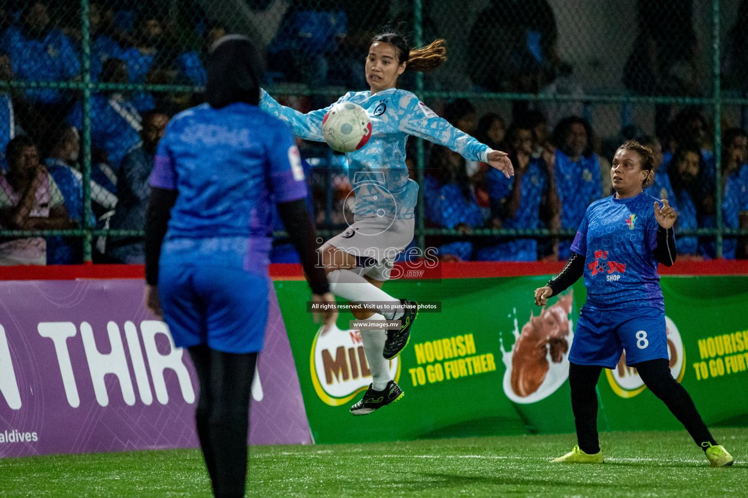 MPL vs Club MYS in Eighteen Thirty Women's Futsal Fiesta 2022 was held in Hulhumale', Maldives on Monday, 21st October 2022. Photos: Hassan Simah / images.mv