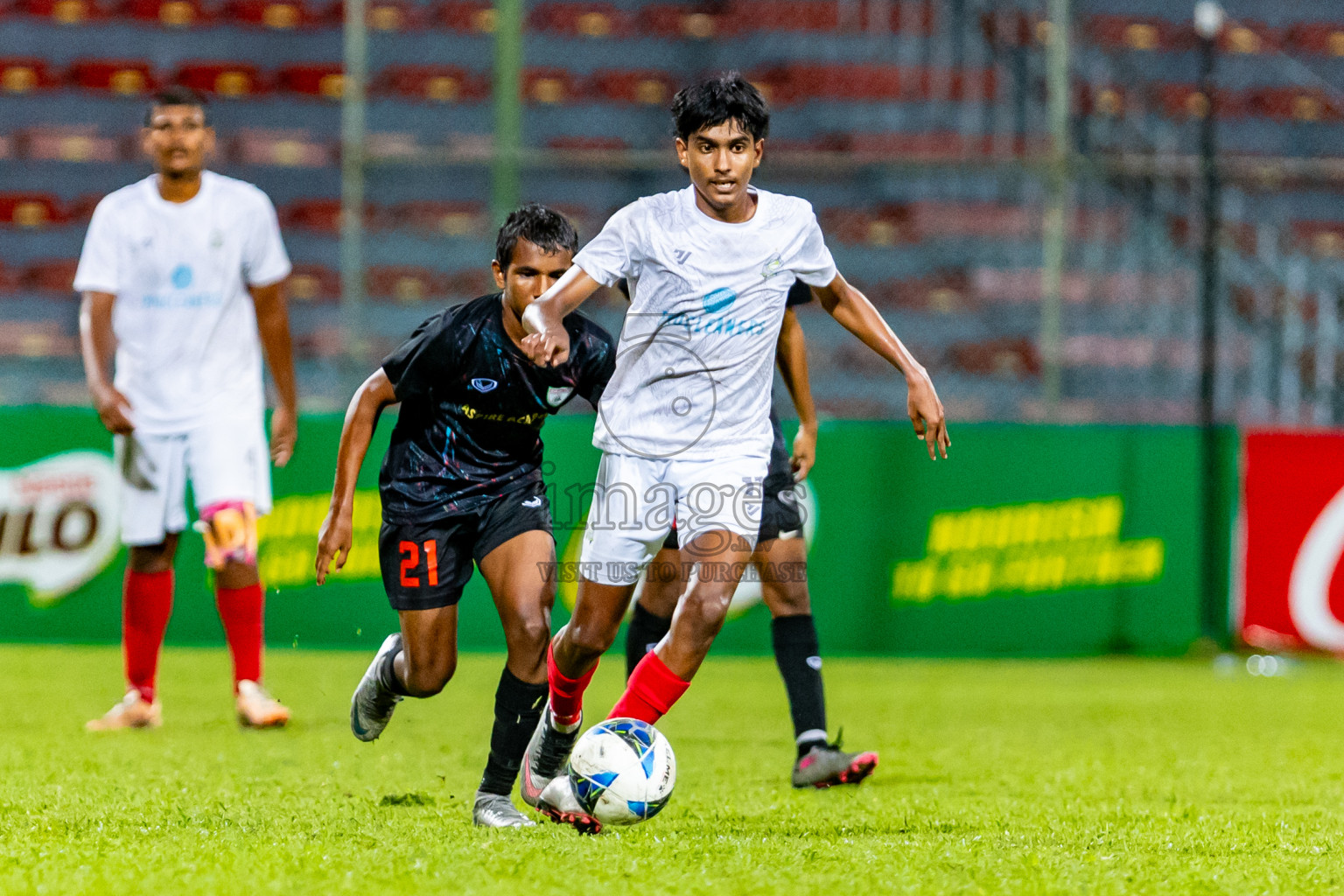 Club Green Street vs Club Eagles in Day 6 of Under 19 Youth Championship 2024 was held at National Stadium in Male', Maldives on Monday, 24th June 2024. Photos: Nausham Waheed / images.mv