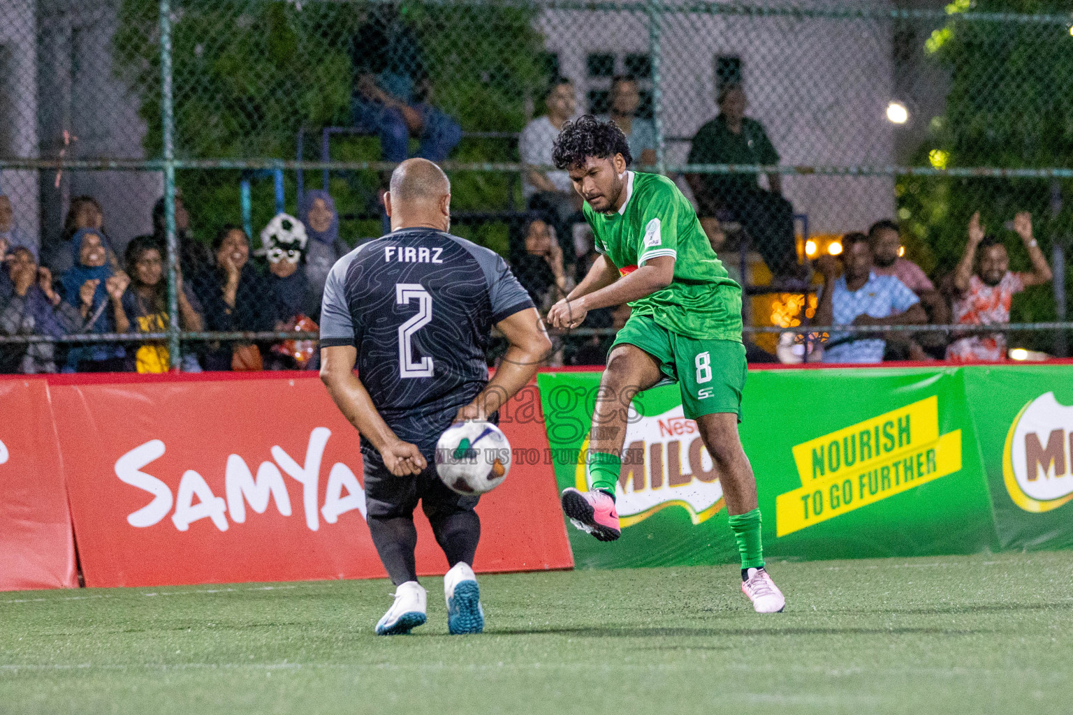 KHAARIJEE VS AGRI RC in Club Maldives Classic 2024 held in Rehendi Futsal Ground, Hulhumale', Maldives on Monday, 9th September 2024. 
Photos: Mohamed Mahfooz Moosa / images.mv