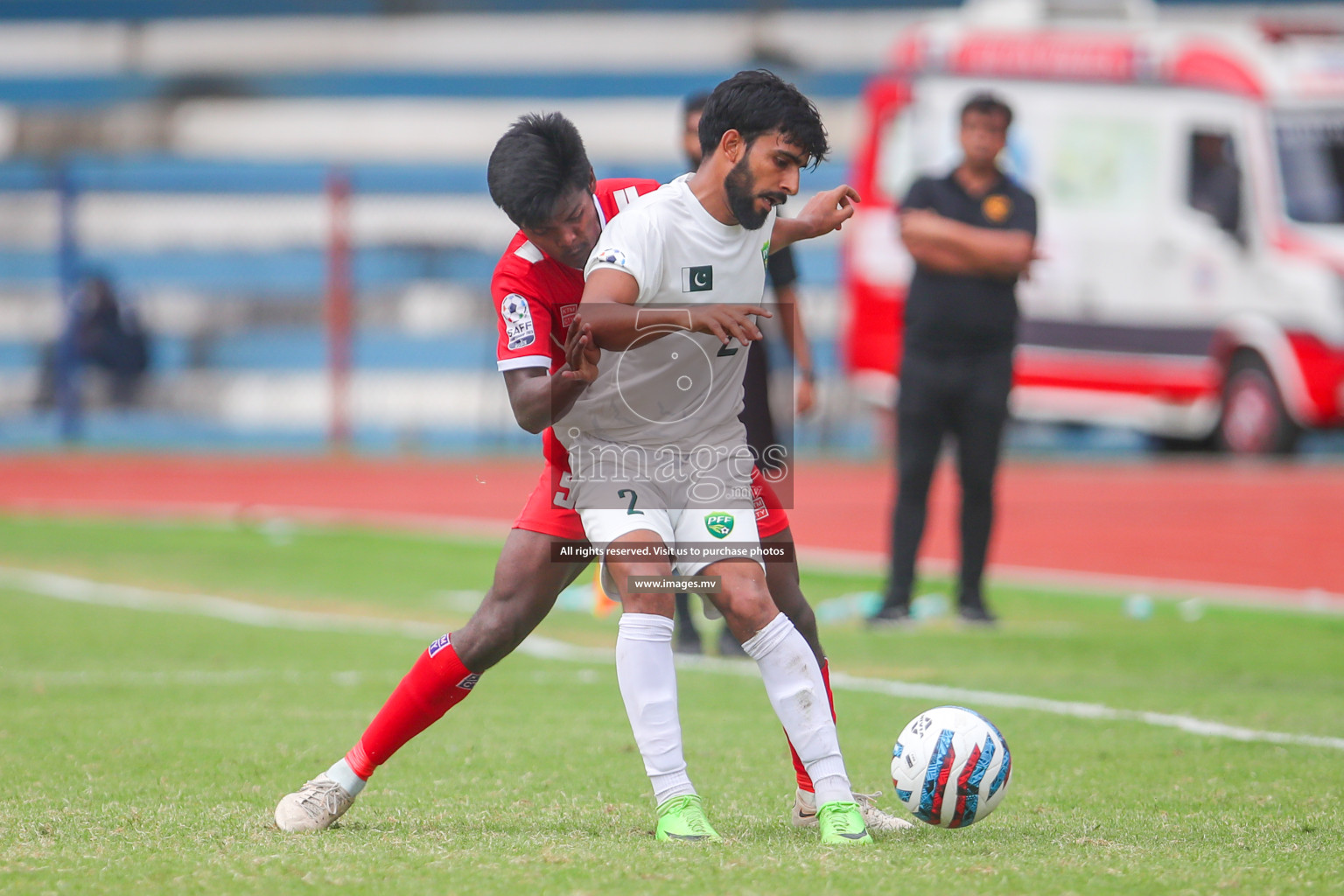 Nepal vs Pakistan in SAFF Championship 2023 held in Sree Kanteerava Stadium, Bengaluru, India, on Tuesday, 27th June 2023. Photos: Nausham Waheed, Hassan Simah / images.mv