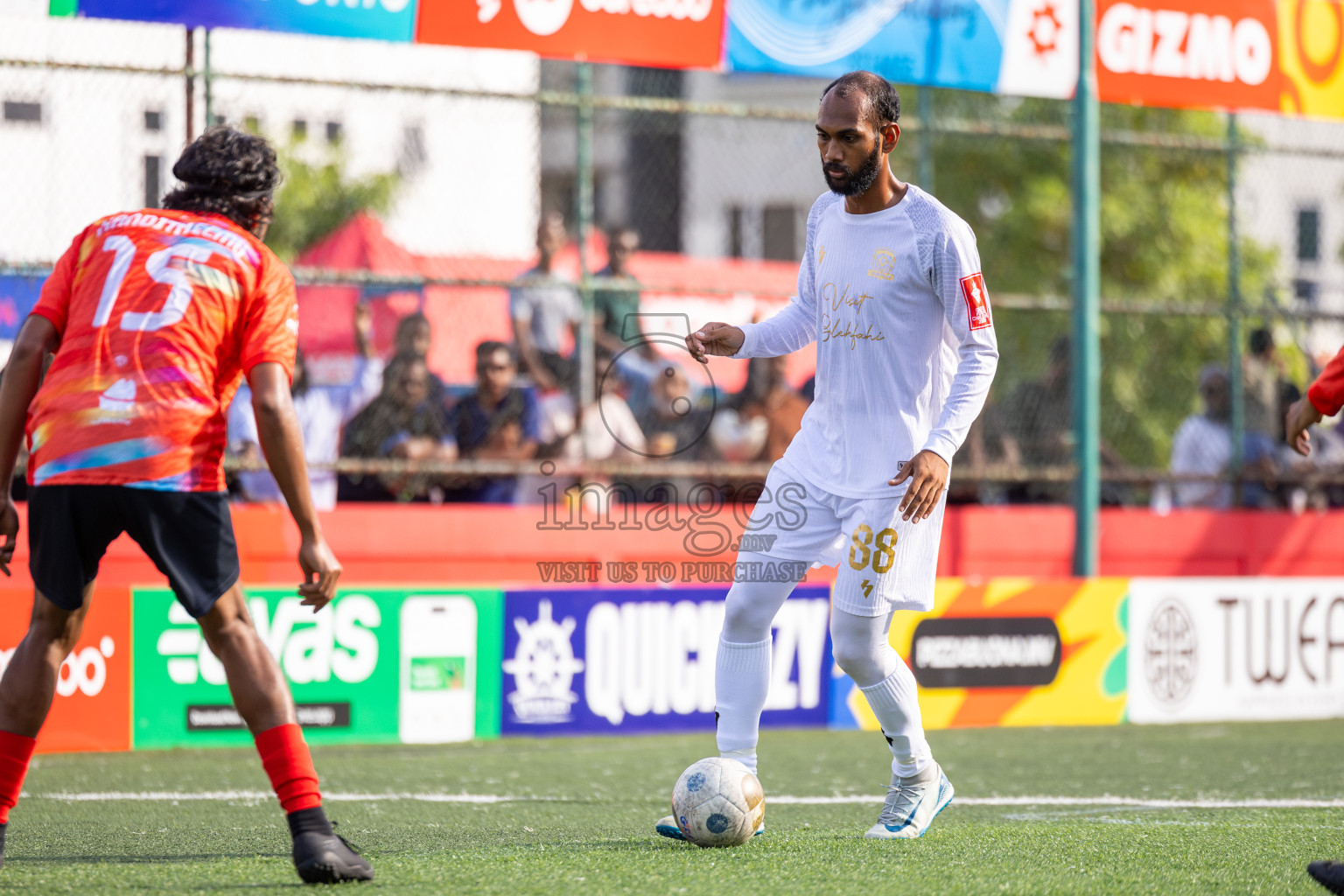 Sh Kanditheemu vs Sh Bilehfahi in Day 16 of Golden Futsal Challenge 2025 was held on Monday, 20th January 2025, in Hulhumale', Maldives. Photos: Ismail Thoriq / images.mv
