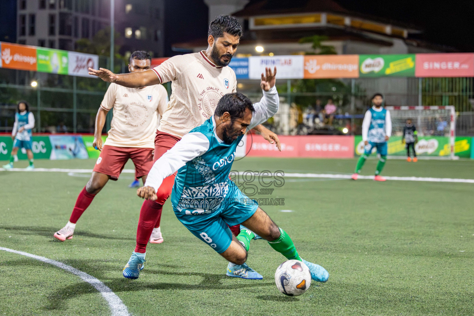 CLUB 220 vs HES CLUB Maldives Classic 2024 held in Rehendi Futsal Ground, Hulhumale', Maldives on Thursday, 12th September 2024. 
Photos: Hassan Simah / images.mv