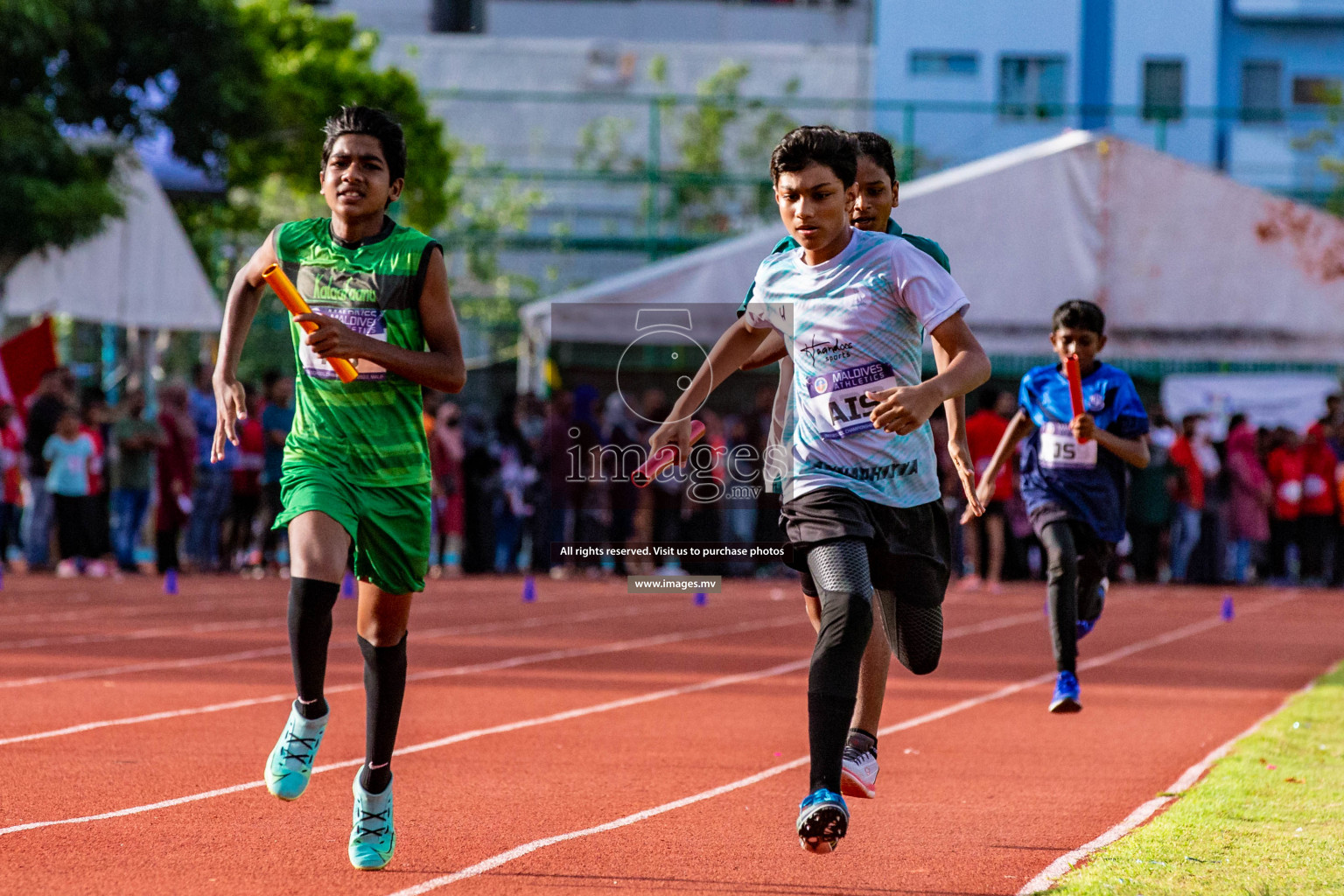 Day 3 of Inter-School Athletics Championship held in Male', Maldives on 25th May 2022. Photos by: Maanish / images.mv