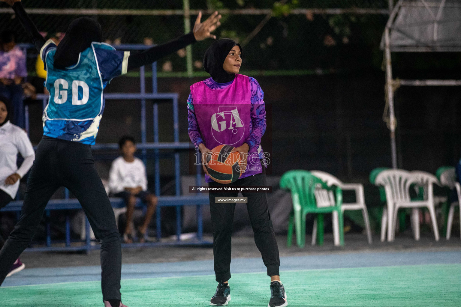 Day 4 of 20th Milo National Netball Tournament 2023, held in Synthetic Netball Court, Male', Maldives on 2nd  June 2023 Photos: Nausham Waheed/ Images.mv