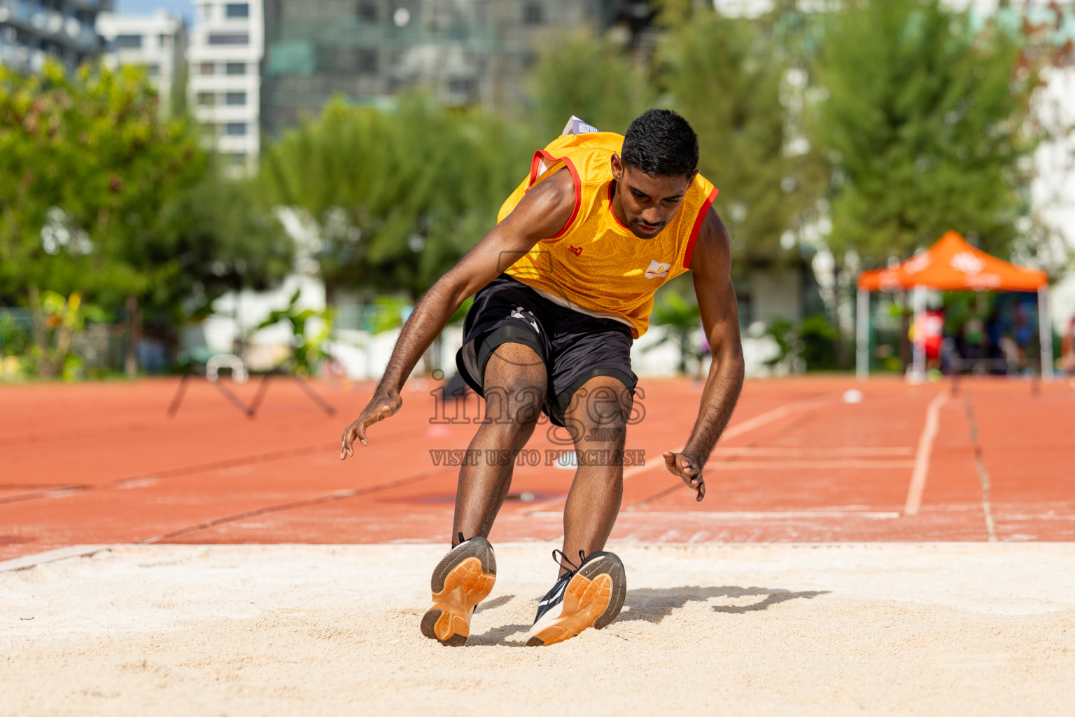 Day 2 of MWSC Interschool Athletics Championships 2024 held in Hulhumale Running Track, Hulhumale, Maldives on Sunday, 10th November 2024. 
Photos by:  Hassan Simah / Images.mv