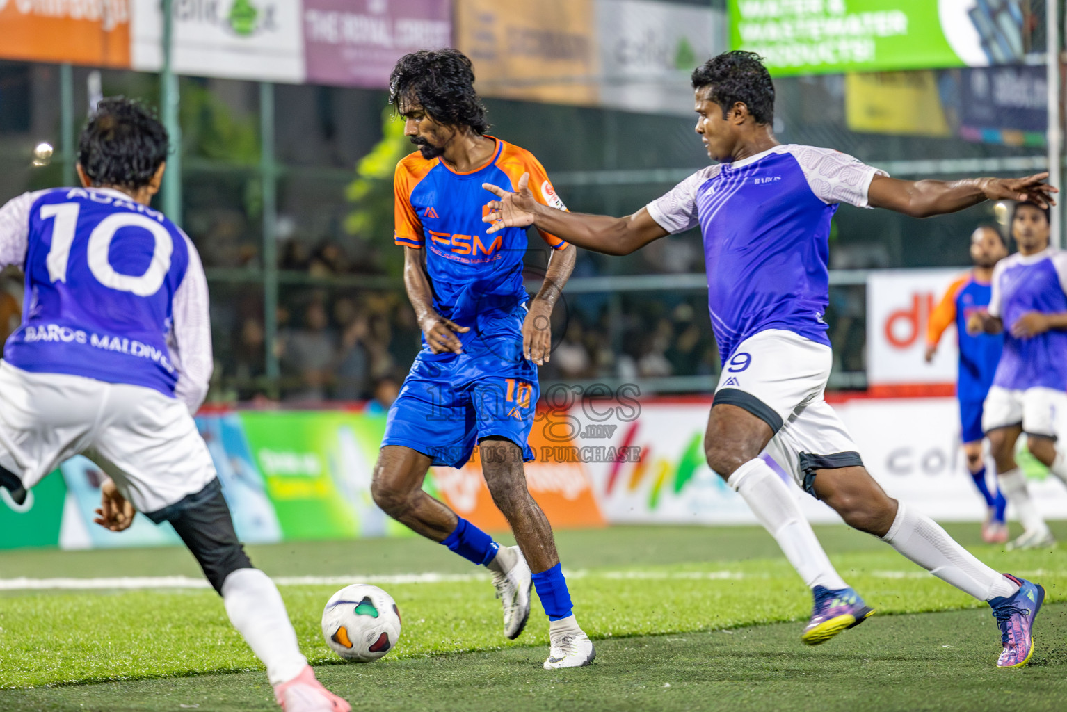 Team FSM vs Baros Maldives in Club Maldives Cup 2024 held in Rehendi Futsal Ground, Hulhumale', Maldives on Friday, 27th September 2024. Photos: Shuu Abdul Sattar / images.mv