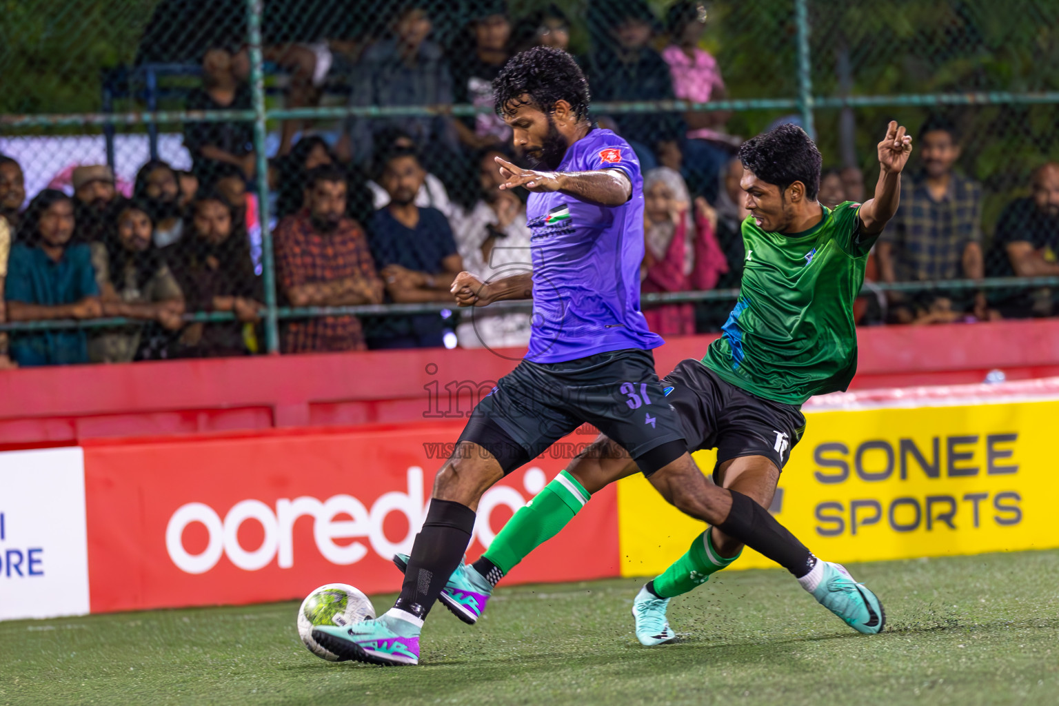 Heh Hanimaadhoo vs HDh Neykurendhoo in Day 14 of Golden Futsal Challenge 2024 was held on Sunday, 28th January 2024, in Hulhumale', Maldives
Photos: Ismail Thoriq / images.mv