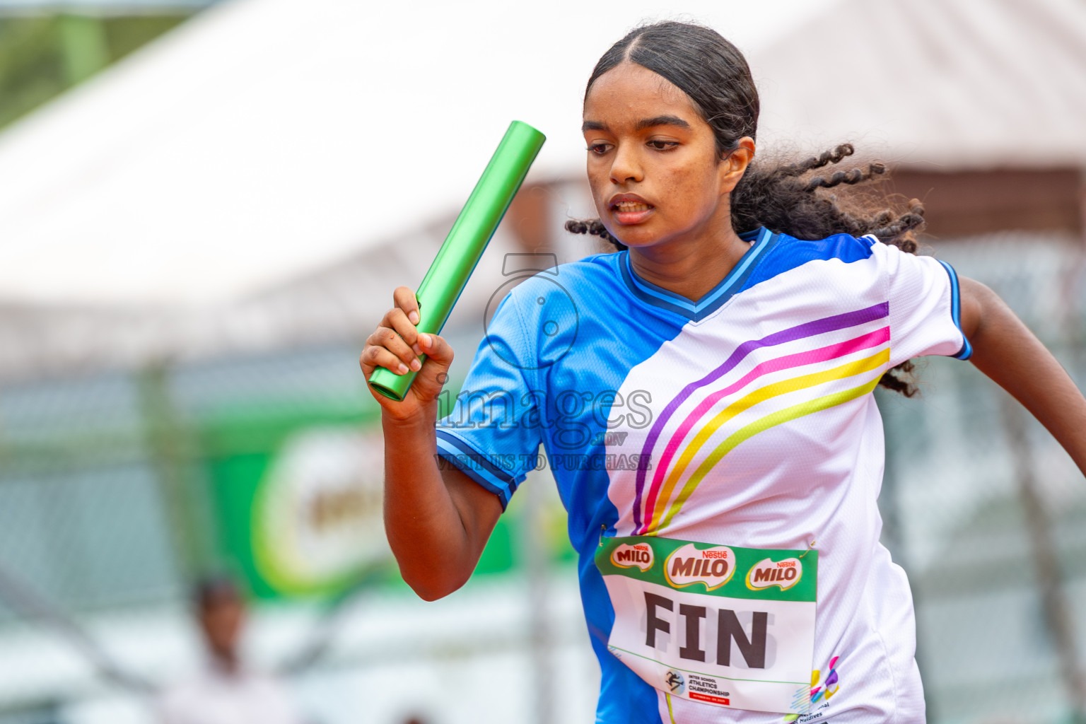 Day 6 of Inter-school Athletics Championship 2025 held in Ekuveni Synthetic Track, Male', Maldives on Sunday, 12th October 2025. Photos by: Ismail Thoriq / Images.mv