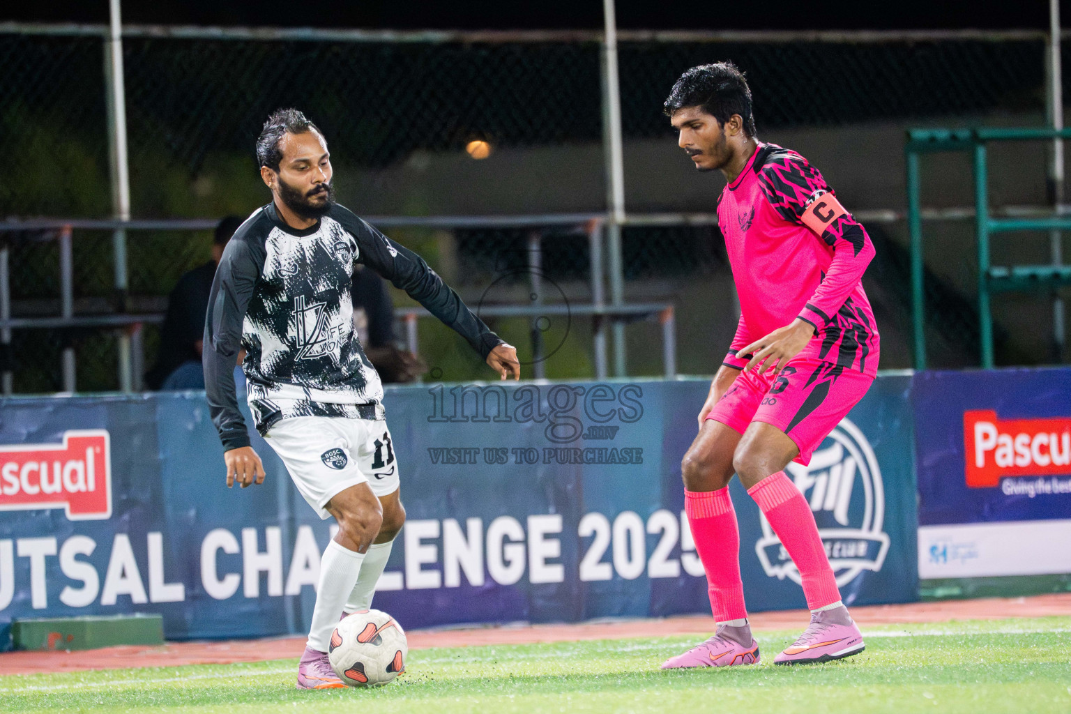 BG SC VS Goalhians in Day 3 - Fonadhoo Youth Futsal Challenge 2025 held in Fonadhoo Futsal Stadium, L. Fonadhoo, Maldives on Tuesdat, 28th October 2025 Photos: Arif Rasheed / images.mv