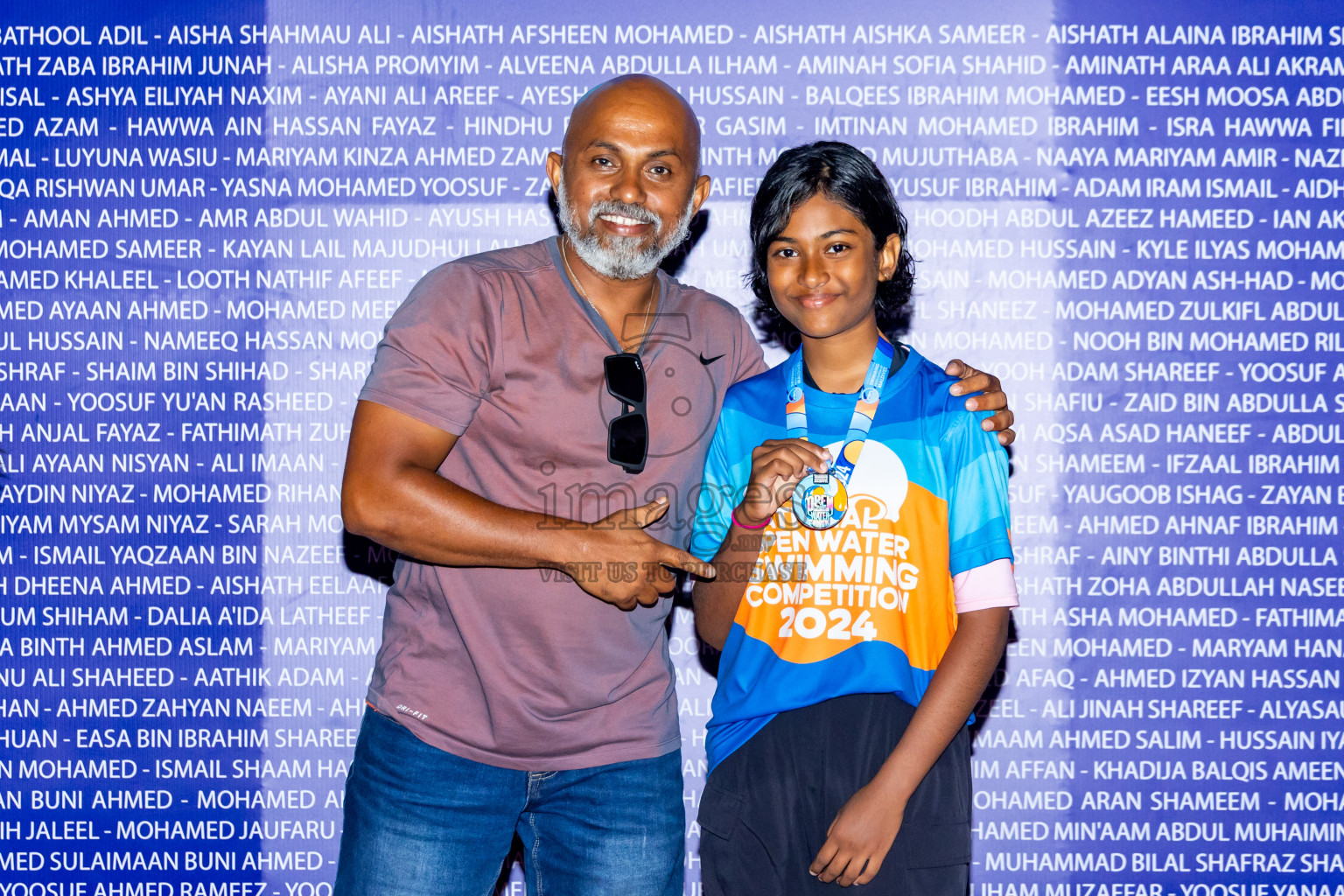 15th National Open Water Swimming Competition 2024 held in Kudagiri Picnic Island, Maldives on Saturday, 28th September 2024. Photos: Nausham Waheed / images.mv