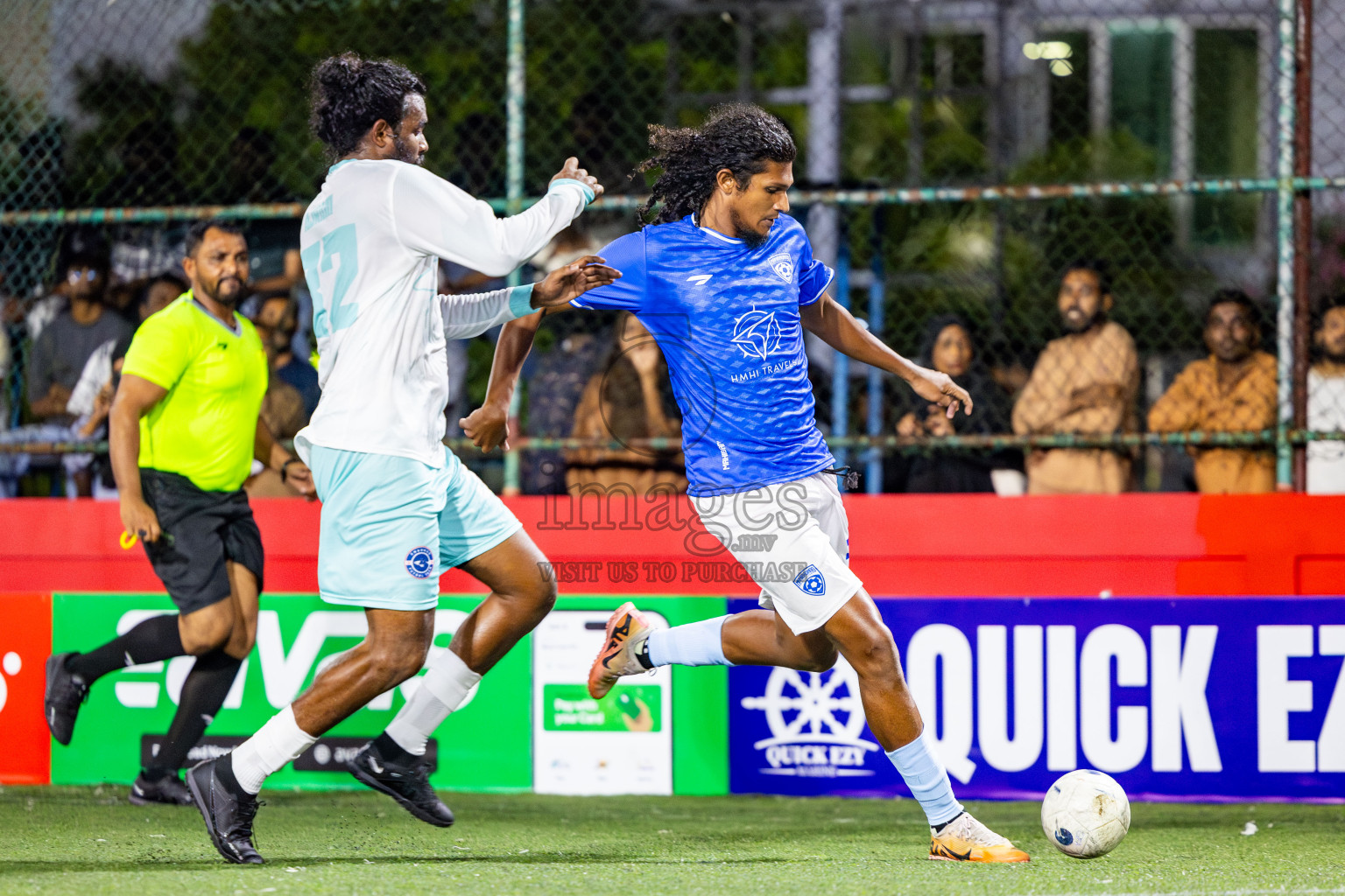 ADh Mahibadhoo vs ADh Omadhoo in Day 15 of Golden Futsal Challenge 2025 was held on Sunday, 19th January 2025, in Hulhumale', Maldives. Photos: Nausham Waheed / images.mv