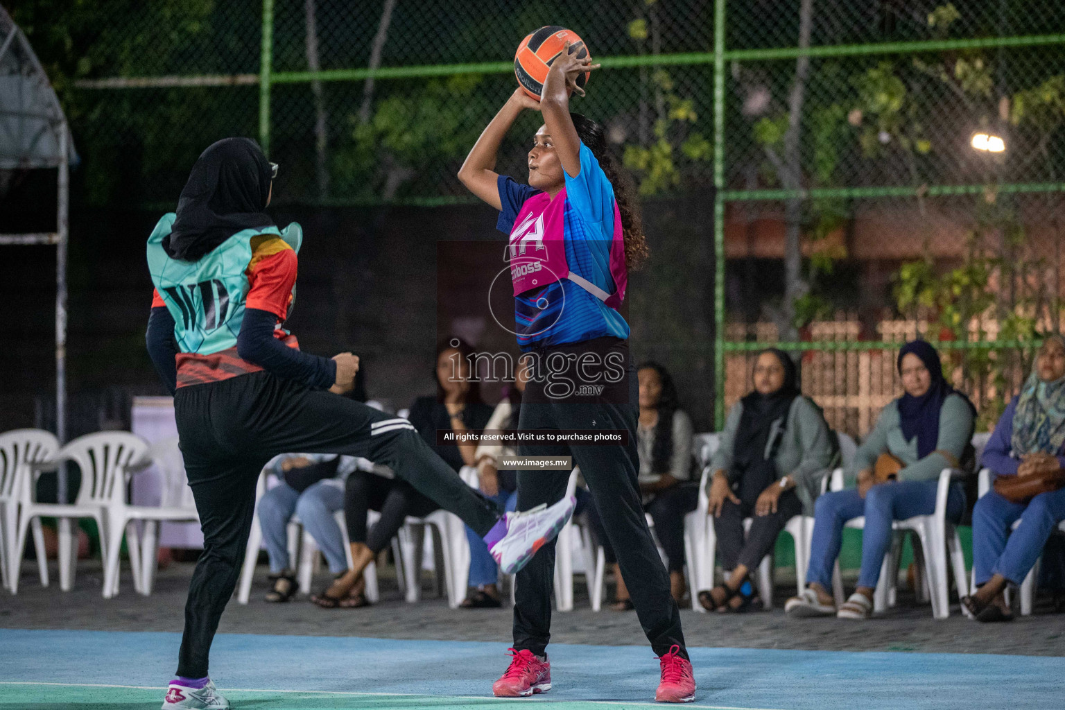 Day 7 of 20th Milo National Netball Tournament 2023, held in Synthetic Netball Court, Male', Maldives on 5th June 2023 Photos: Nausham Waheed/ Images.mv