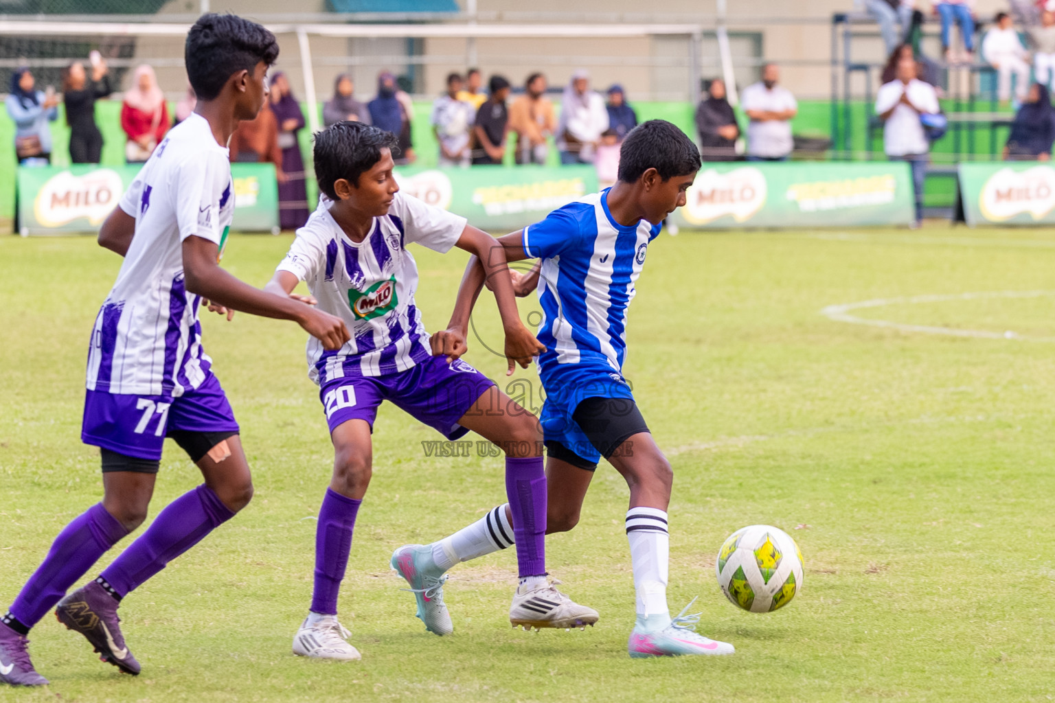 Day 1 of MILO Academy Championship 2025 (U14) was held on Thursday, 30th October 2025 at Henveiru Football Grounds, Male', Maldives . 
Photos: Ismail Thoriq / images.mv