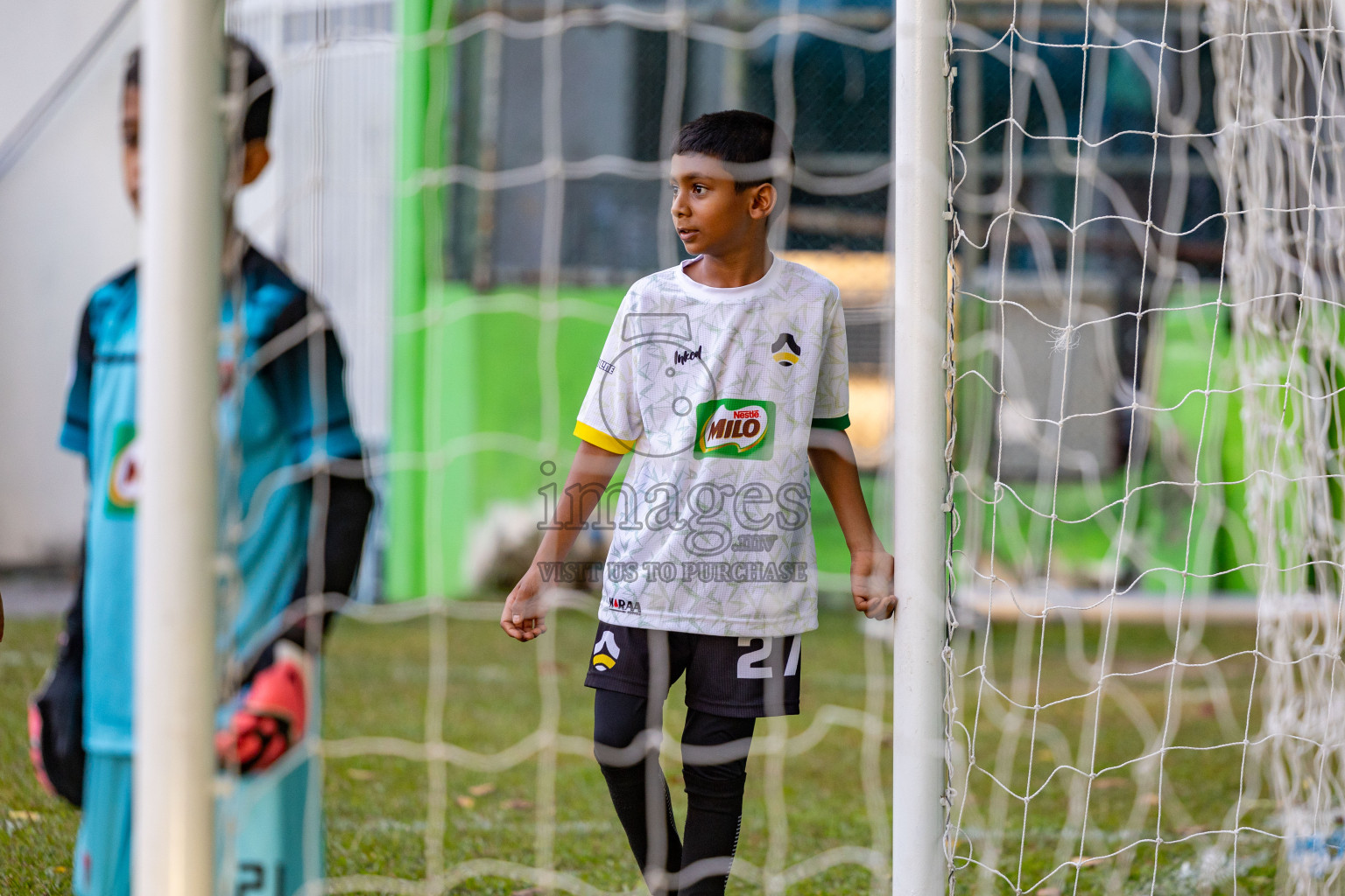 Day 2 of MILO Academy Championship 2025 was held on Friday, 14th February 2025 in Henveiru Stadium. 
Photos: Hassan Simah / Images.mv