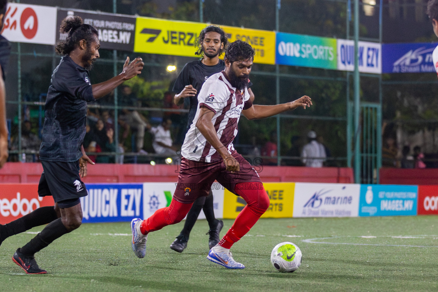 ADh Fenfushi vs ADh Dhangethi in Day 3 of Golden Futsal Challenge 2024 was held on Thursday, 18th January 2024, in Hulhumale', Maldives Photos: Mohamed Mahfooz Moosa / images.mv