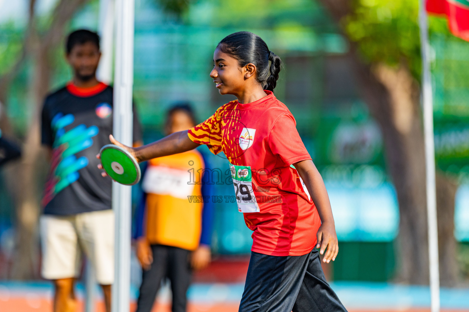 Day 2 of Inter-school Athletics Championship 2025 held in Ekuveni Synthetic Track, Male', Maldives on Tuesday, 07th October 2025. Photos by: Areef Adam / Images.mv