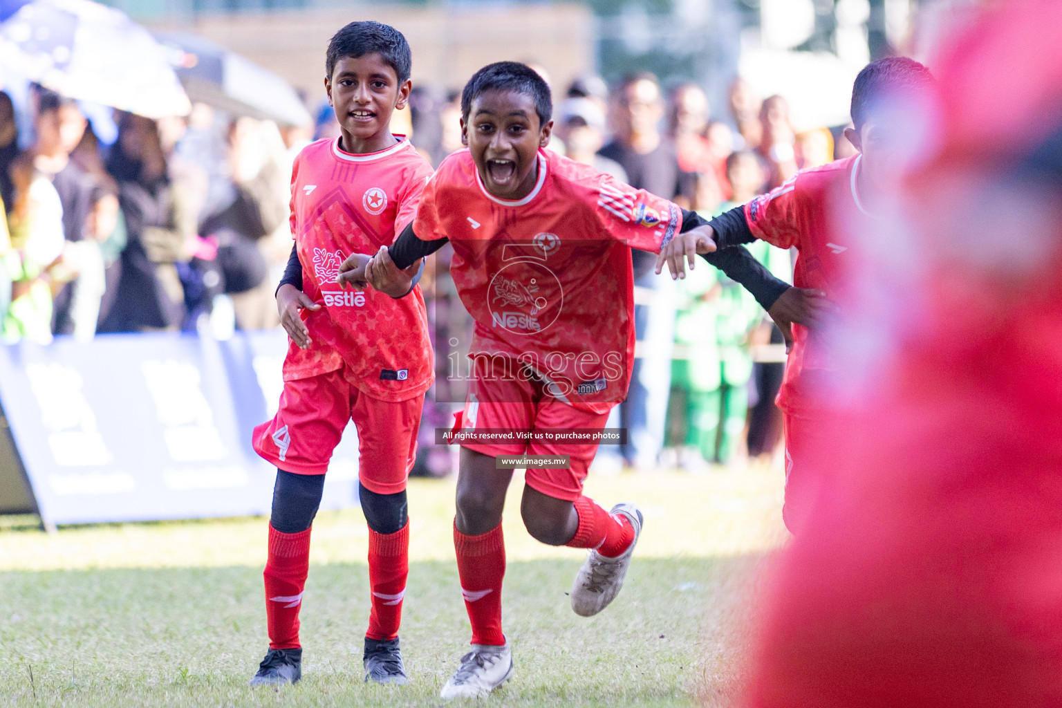 Day 3 of Nestle Kids Football Fiesta, held in Henveyru Football Stadium, Male', Maldives on Friday, 13th October 2023 Photos: Nausham Waheed/ images.mv