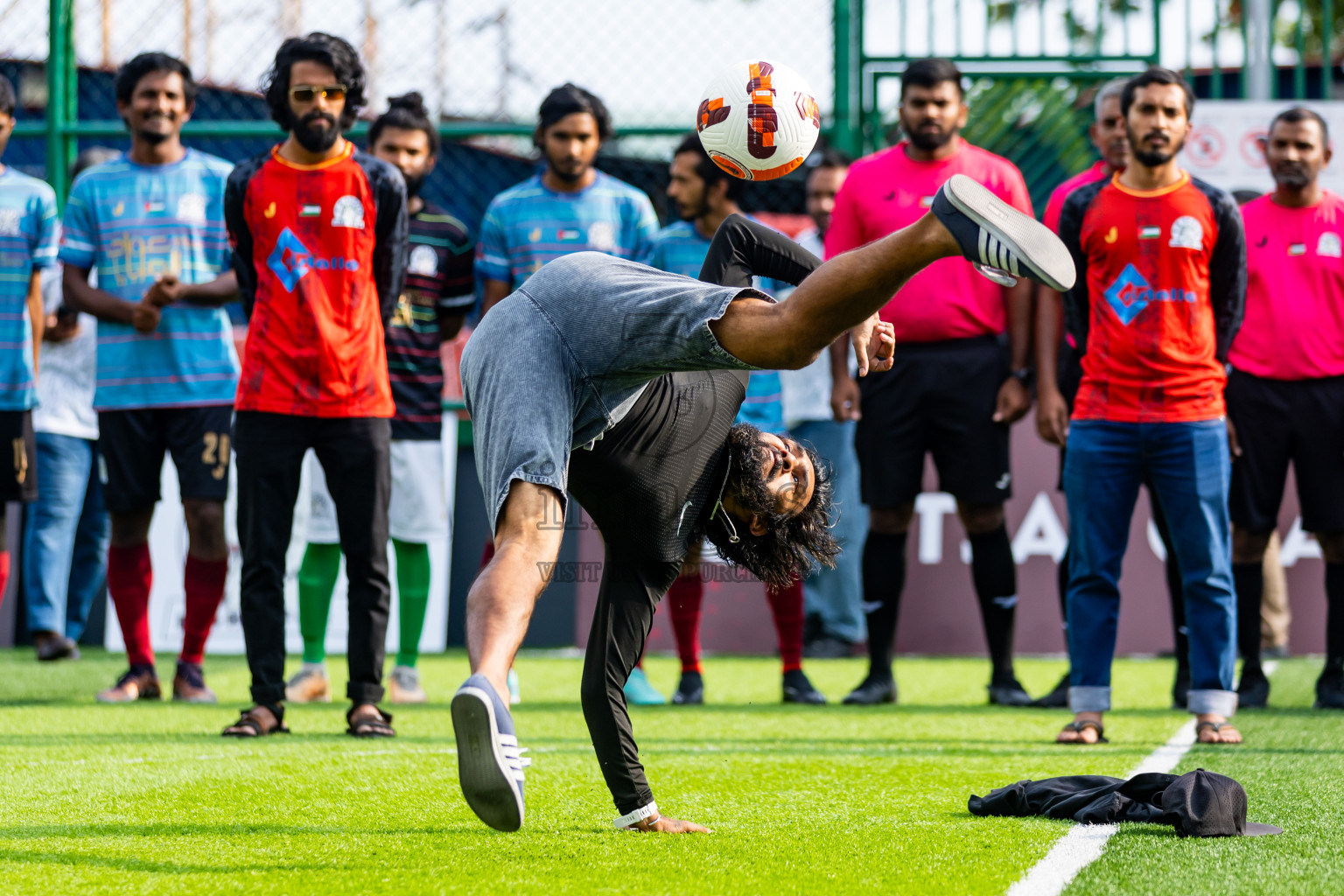 Spartans vs BG New Generation in Day 1 of BG Futsal Challenge 2024 was held on Thursday, 12th March 2024, in Male', Maldives Photos: Nausham Waheed / images.mv