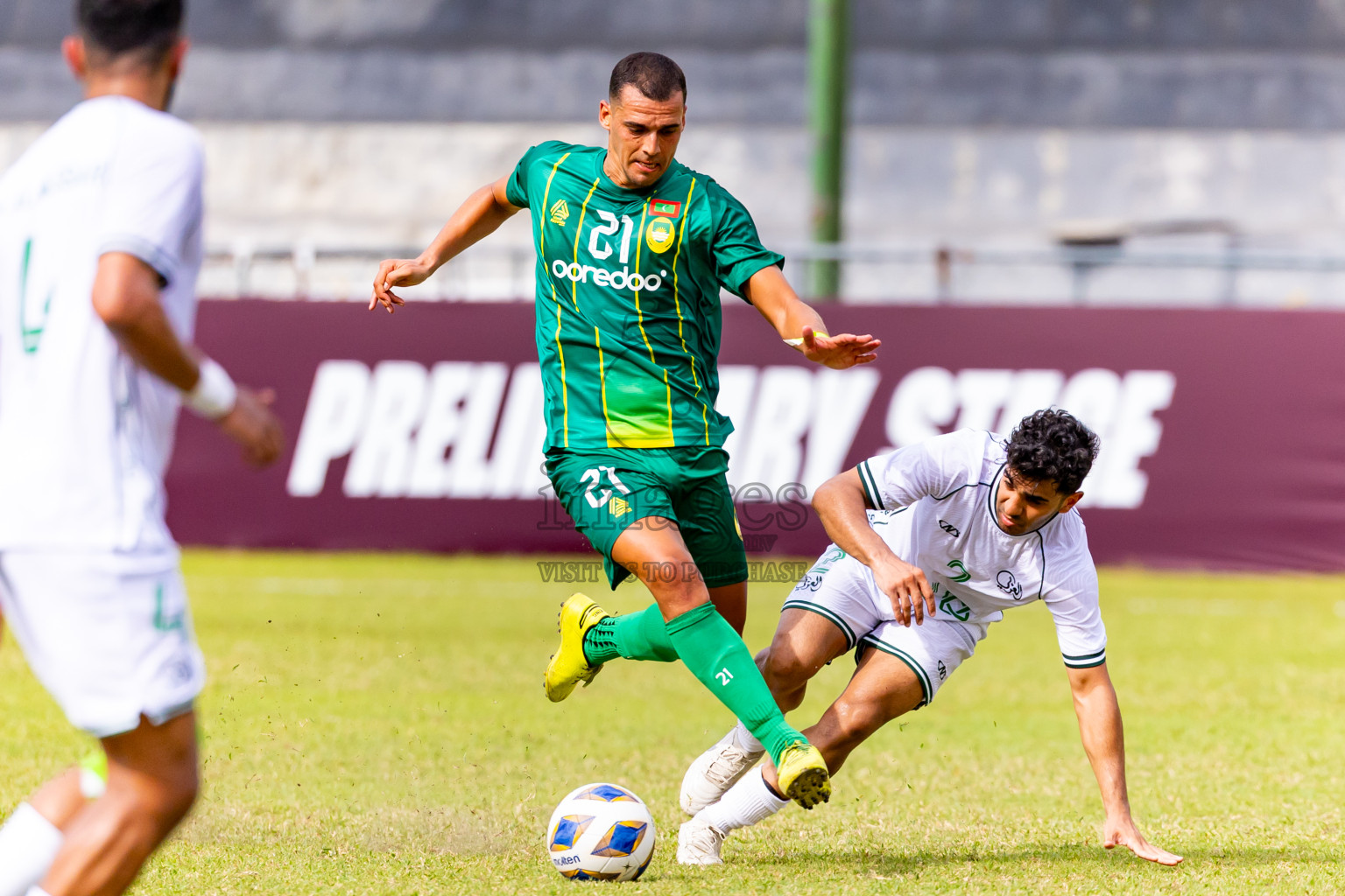 Maziya SC vs Al Arabi SC in AFC Challenge League 2025/26 Preliminary Stage was held at National Stadium in Male', Maldives on Tuesday, 12th August 2025. Photos: Nausham Waheed / images.mv
