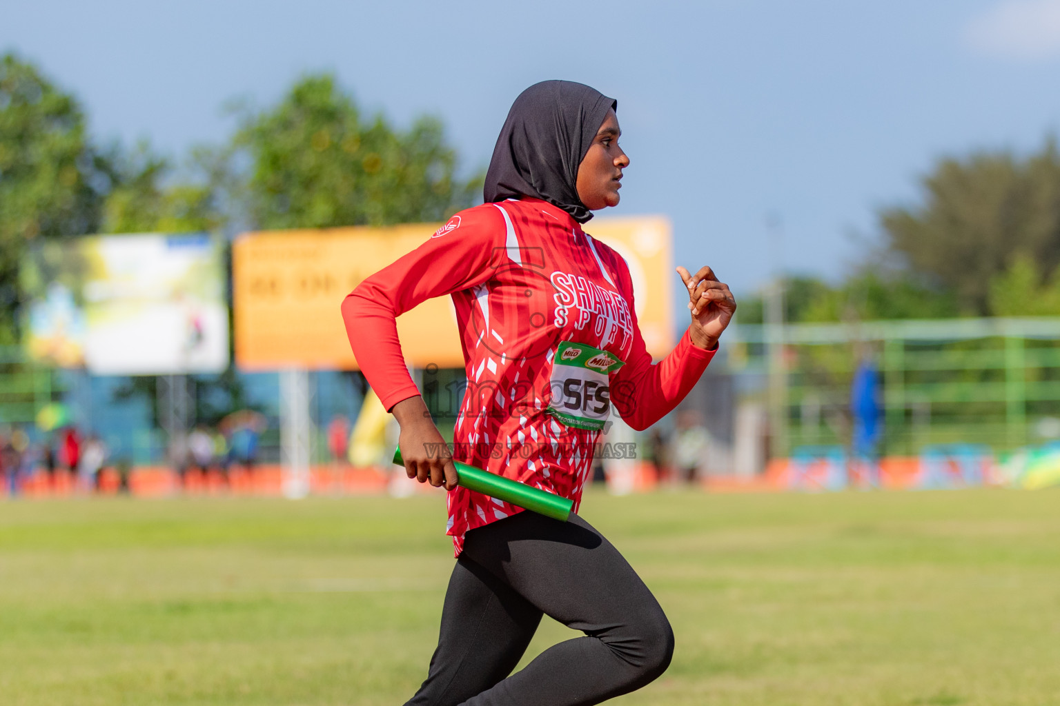 Day 4 of MILO Athletics Association Championship was held on Friday, 8th March 2024 in Male', Maldives. Photos: Hasna Hussain