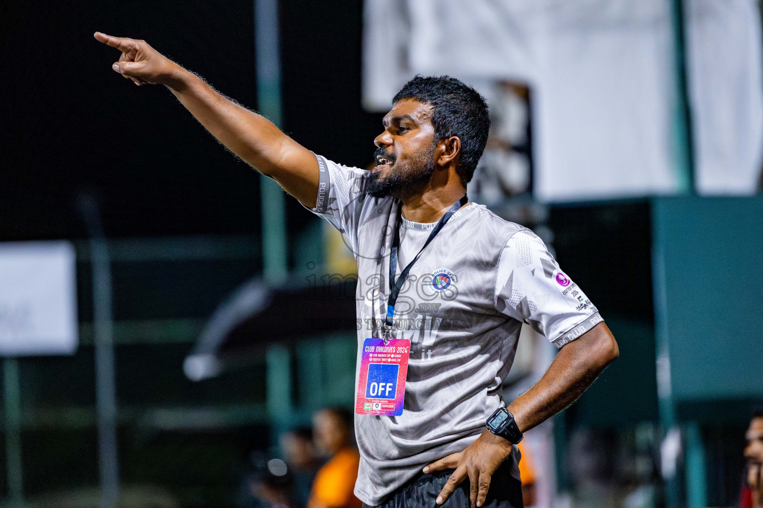 WAMCO vs POLICE CLUB in Eighteen Thirty 2024 2024 held in Rehendi Futsal Ground, Hulhumale', Maldives on Monday, 16th September 2024. Photos: Shu / images.mv