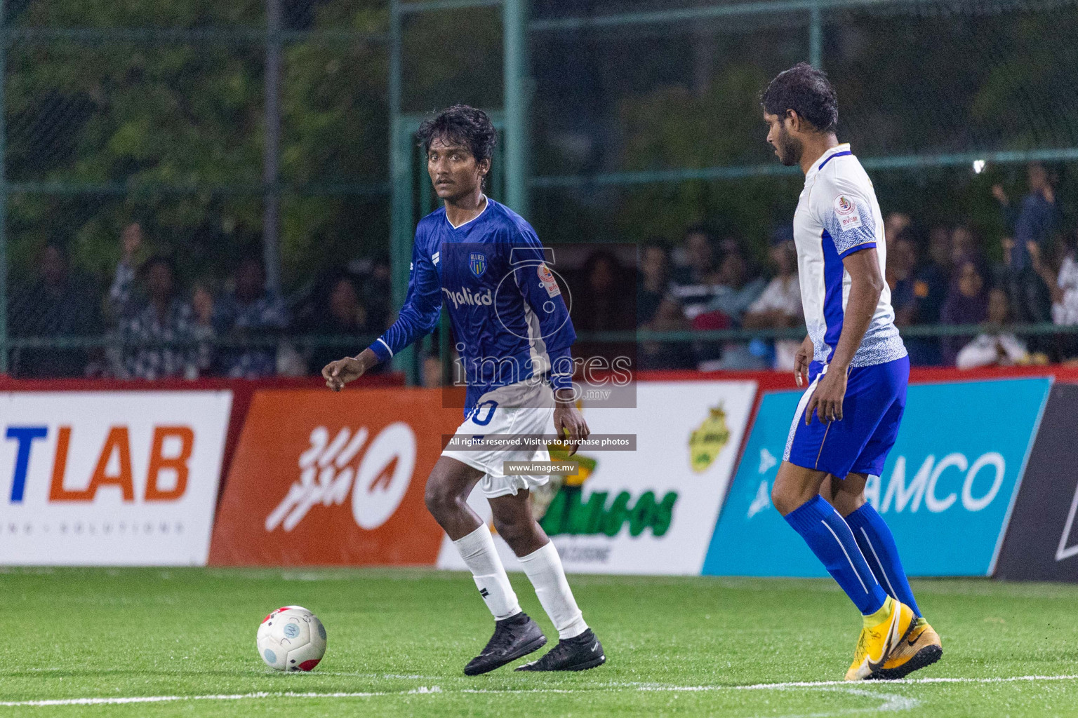 Team Allied vs Muleeaage RC in Club Maldives Cup 2022 was held in Hulhumale', Maldives on Wednesday, 12th October 2022. Photos: Ismail Thoriq/ images.mv