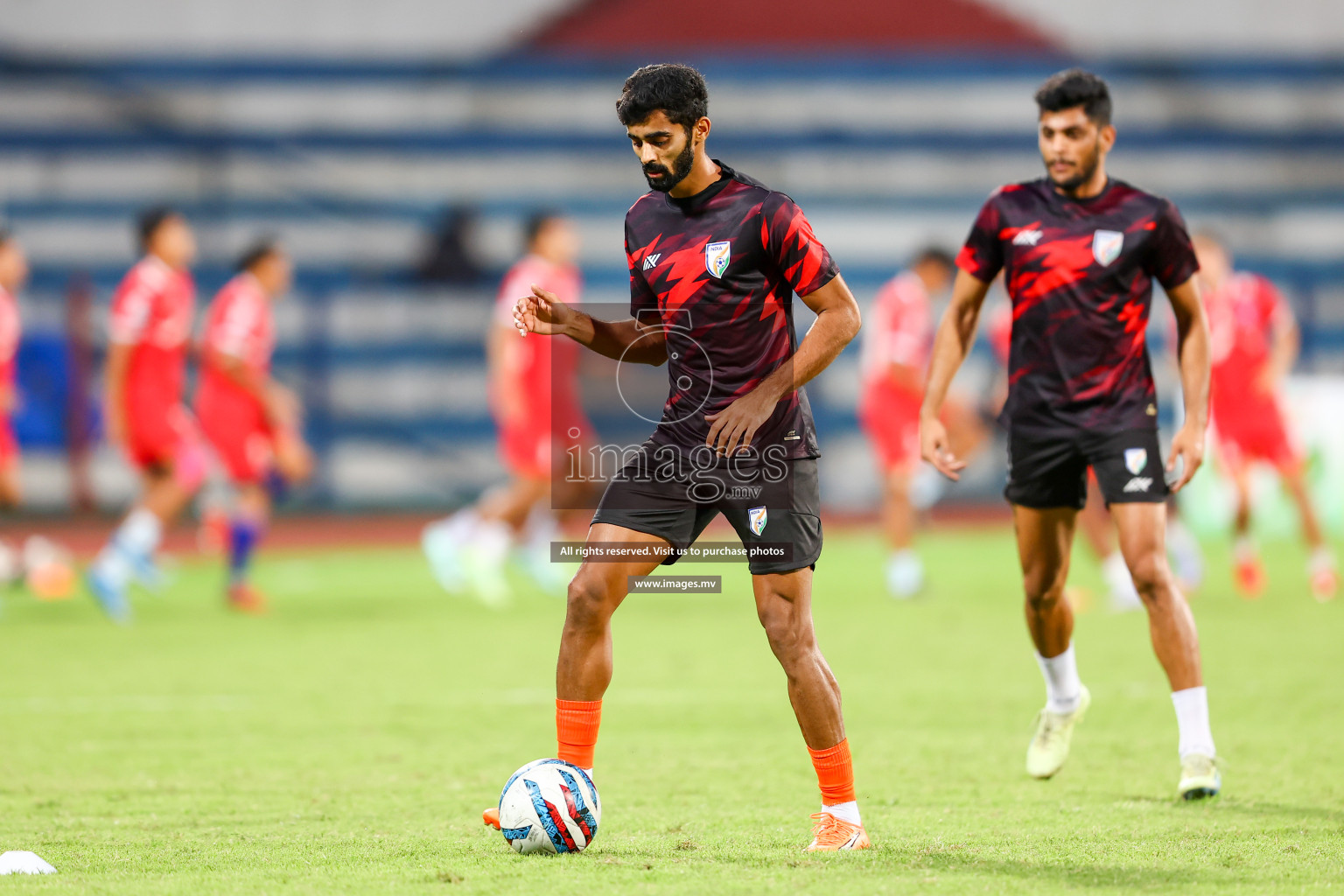 Nepal vs India in SAFF Championship 2023 held in Sree Kanteerava Stadium, Bengaluru, India, on Saturday, 24th June 2023. Photos: Nausham Waheed, Hassan Simah / images.mv