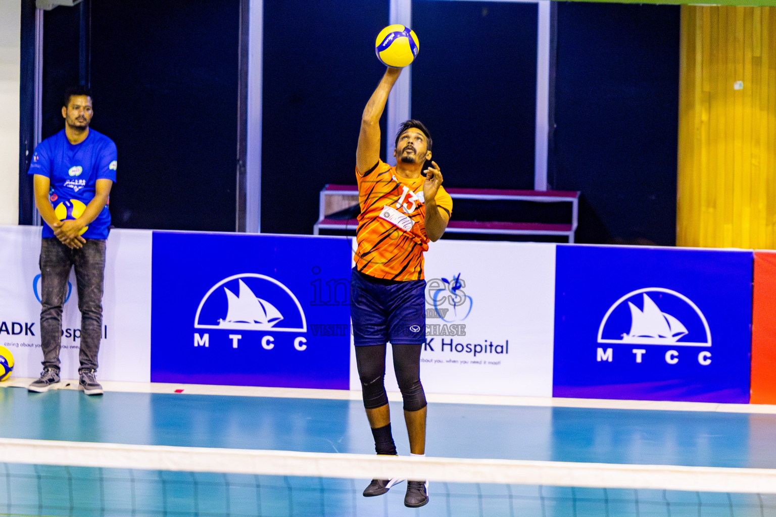 Sports Club City vs Police Club in Day 3 of MILO VAM Cup 2024 Men's Division was held in Social Center Indoor Hall on Wednesday, 30th October 2024. Photos: Nausham Waheed / images.mv