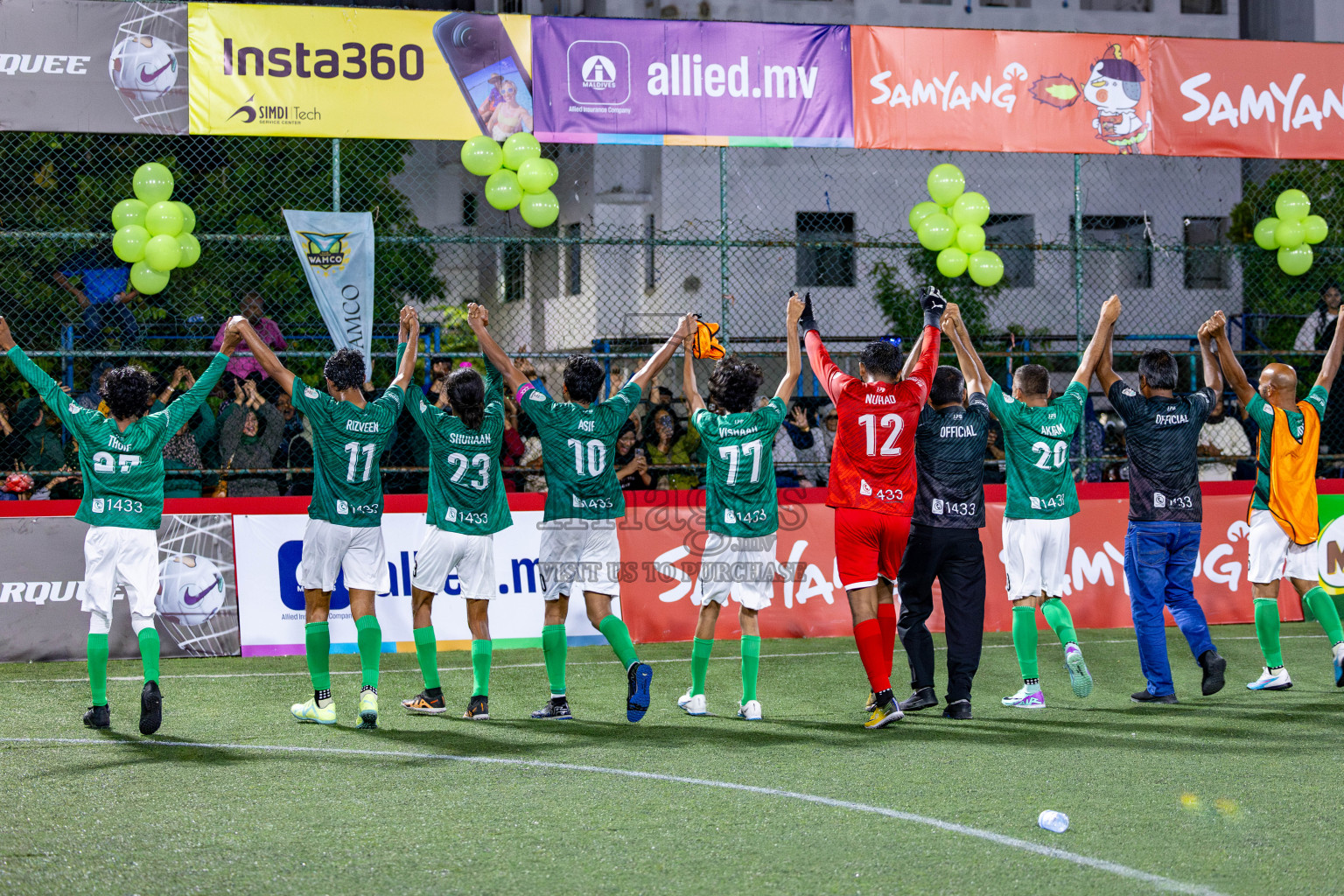 TEAM BADHAHI vs THAULEEMEE GULHUN in Club Maldives Classic 2024 held in Rehendi Futsal Ground, Hulhumale', Maldives on Monday, 16th September 2024. Photos: Shu / images.mv