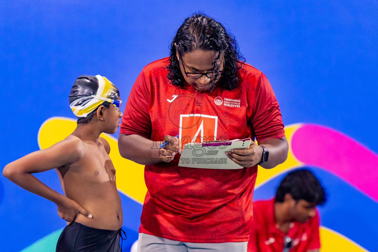 Day 3 of BML 5th National Swimming Kids Festival 2024 held in Hulhumale', Maldives on Wednesday, 20th November 2024. Photos: Nausham Waheed / images.mv