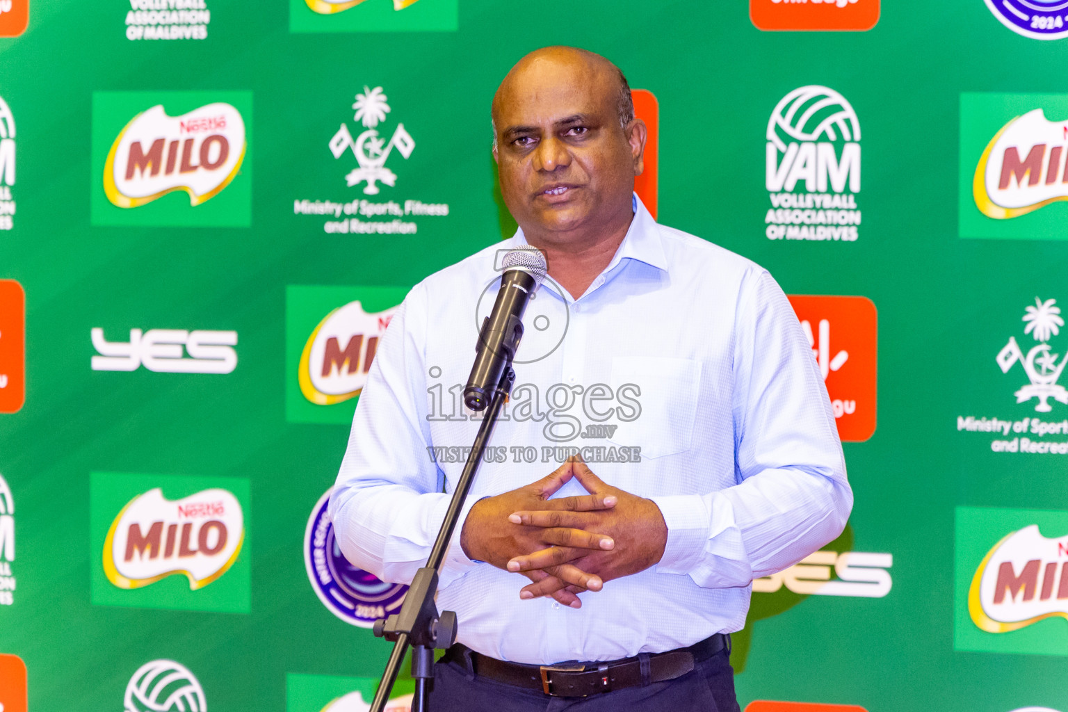 Finals of Interschool Volleyball Tournament 2024 was held in Social Center at Male', Maldives on Friday, 6th December 2024. Photos: Nausham Waheed / images.mv