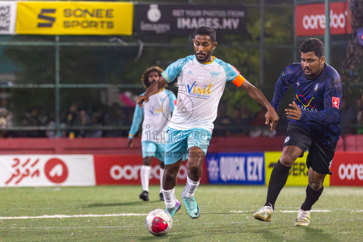 K Maafushi vs K Gulhi in Day 22 of Golden Futsal Challenge 2024 was held on Monday , 5th February 2024 in Hulhumale', Maldives
Photos: Ismail Thoriq / images.mv