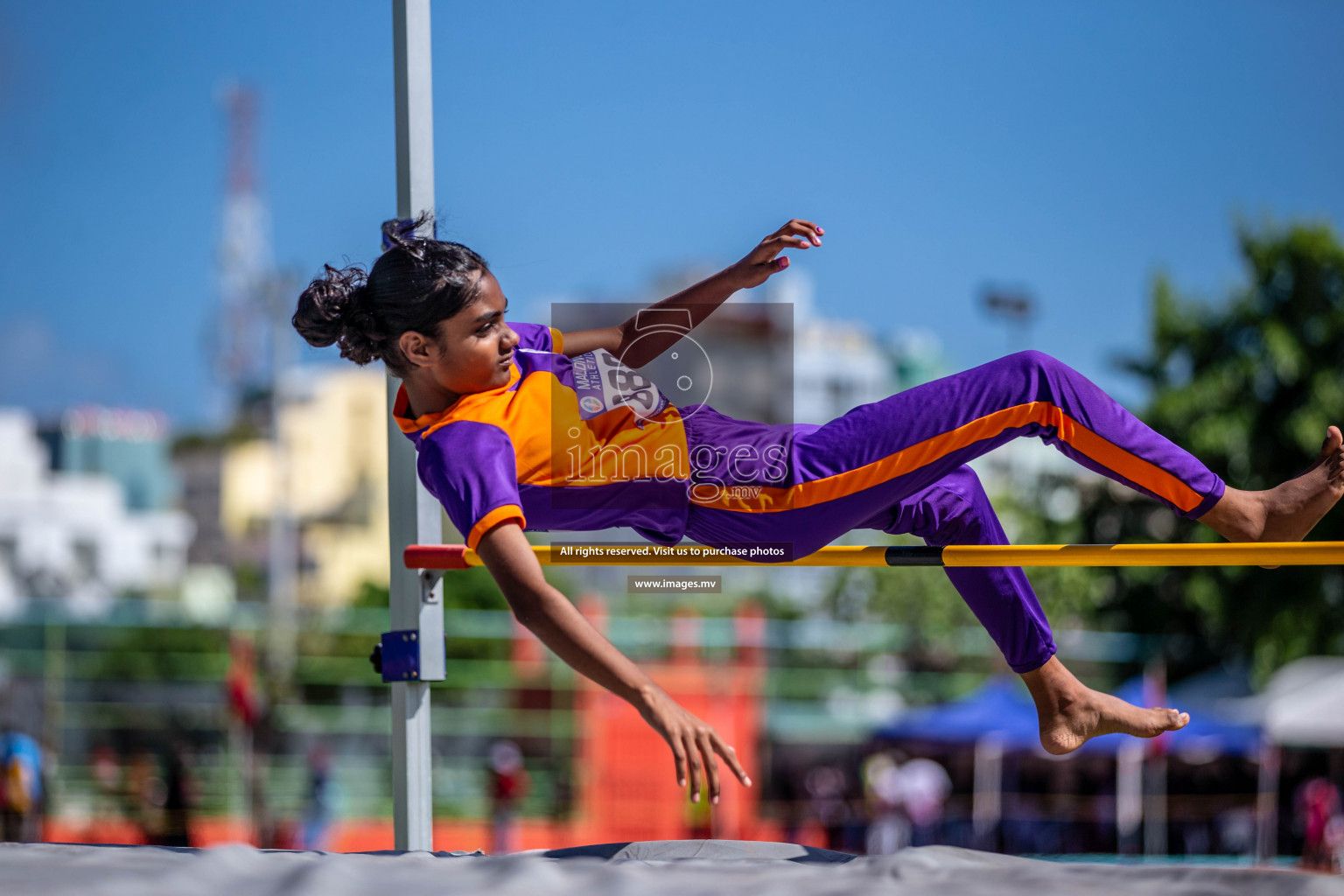 Day 1 of Inter-School Athletics Championship held in Male', Maldives on 22nd May 2022. Photos by: Nausham Waheed / images.mv