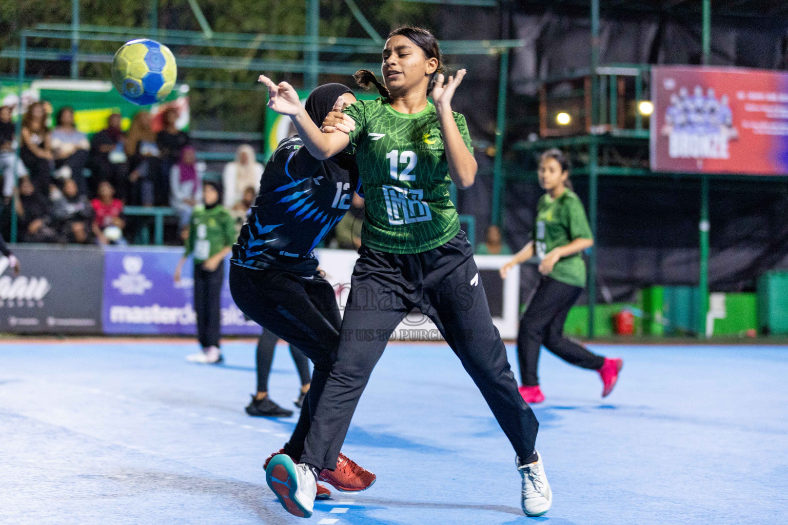 Day 20 of 10th National Handball Tournament 2023, held in Handball ground, Male', Maldives on Wednesday, 20th December 2023 Photos: Nausham Waheed/ Images.mv