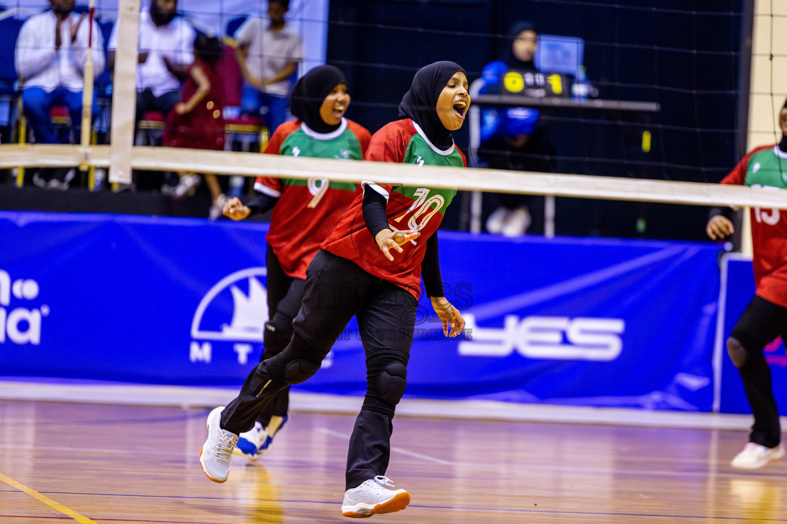 Finals of Interschool Volleyball Tournament 2024 was held in Social Center at Male', Maldives on Friday, 6th December 2024. Photos: Nausham Waheed / images.mv