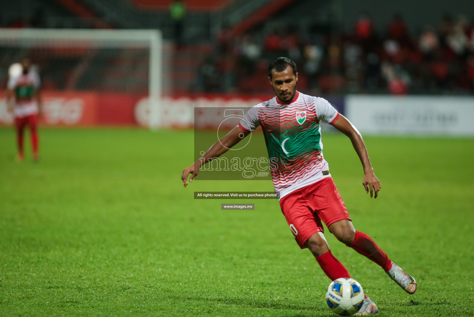 Maldives vs Nepal in SAFF Championship 2021 held on 1st October 2021 in Galolhu National Stadium, Male', Maldives