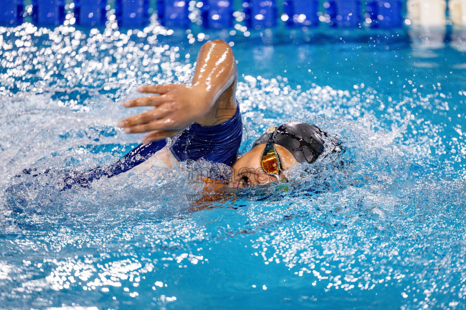 Day 4 of National Swimming Championship 2024 held in Hulhumale', Maldives on Monday, 16th December 2024. Photos: Hassan Simah / images.mv