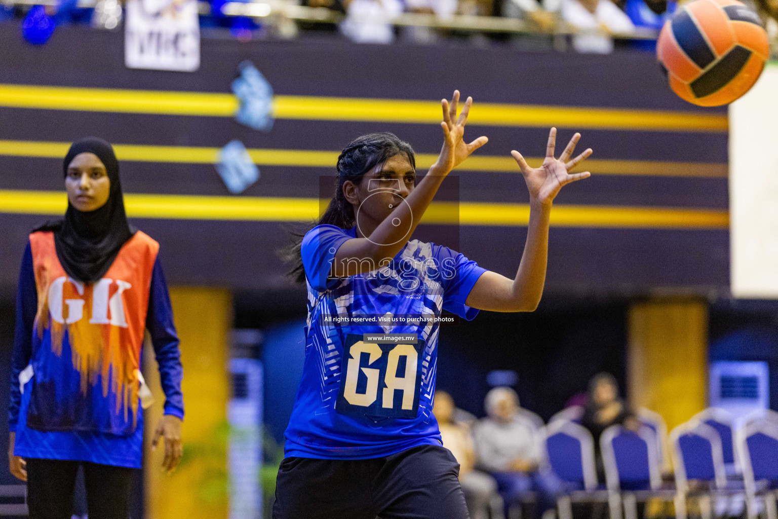 Day3 of 24th Interschool Netball Tournament 2023 was held in Social Center, Male', Maldives on 29th October 2023. Photos: Nausham Waheed, Mohamed Mahfooz Moosa / images.mv