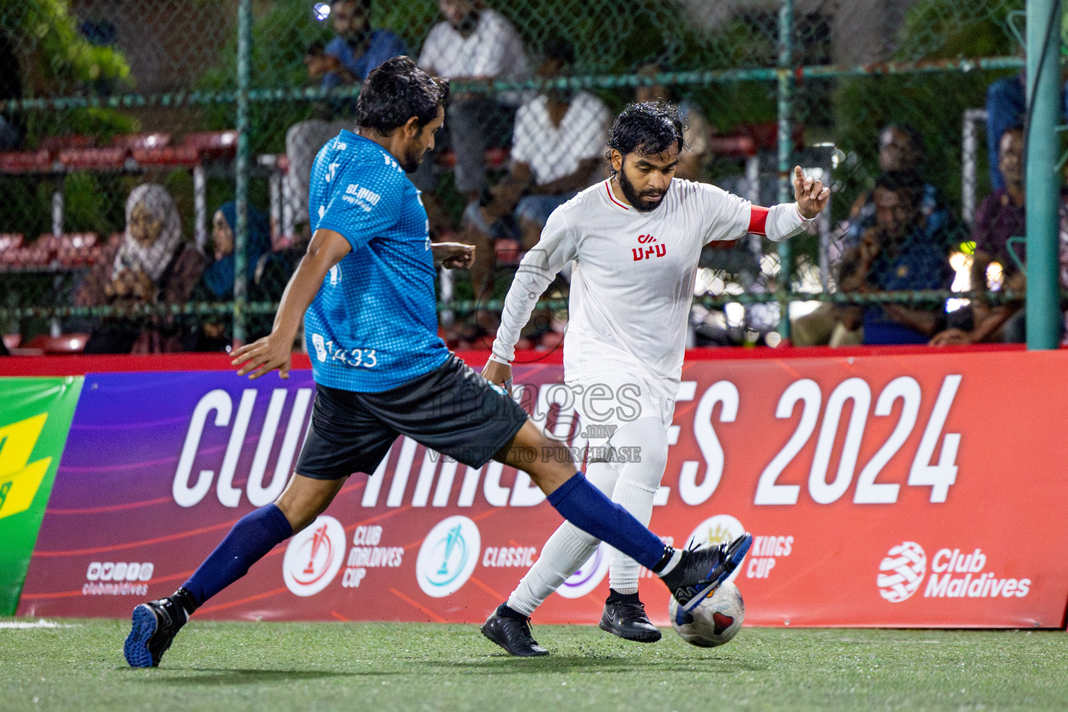 TEAM BADHAHI vs CRIMINAL COURT in Club Maldives Classic 2024 held in Rehendi Futsal Ground, Hulhumale', Maldives on Saturday, 14th September 2024. Photos: Nausham Waheed / images.mv