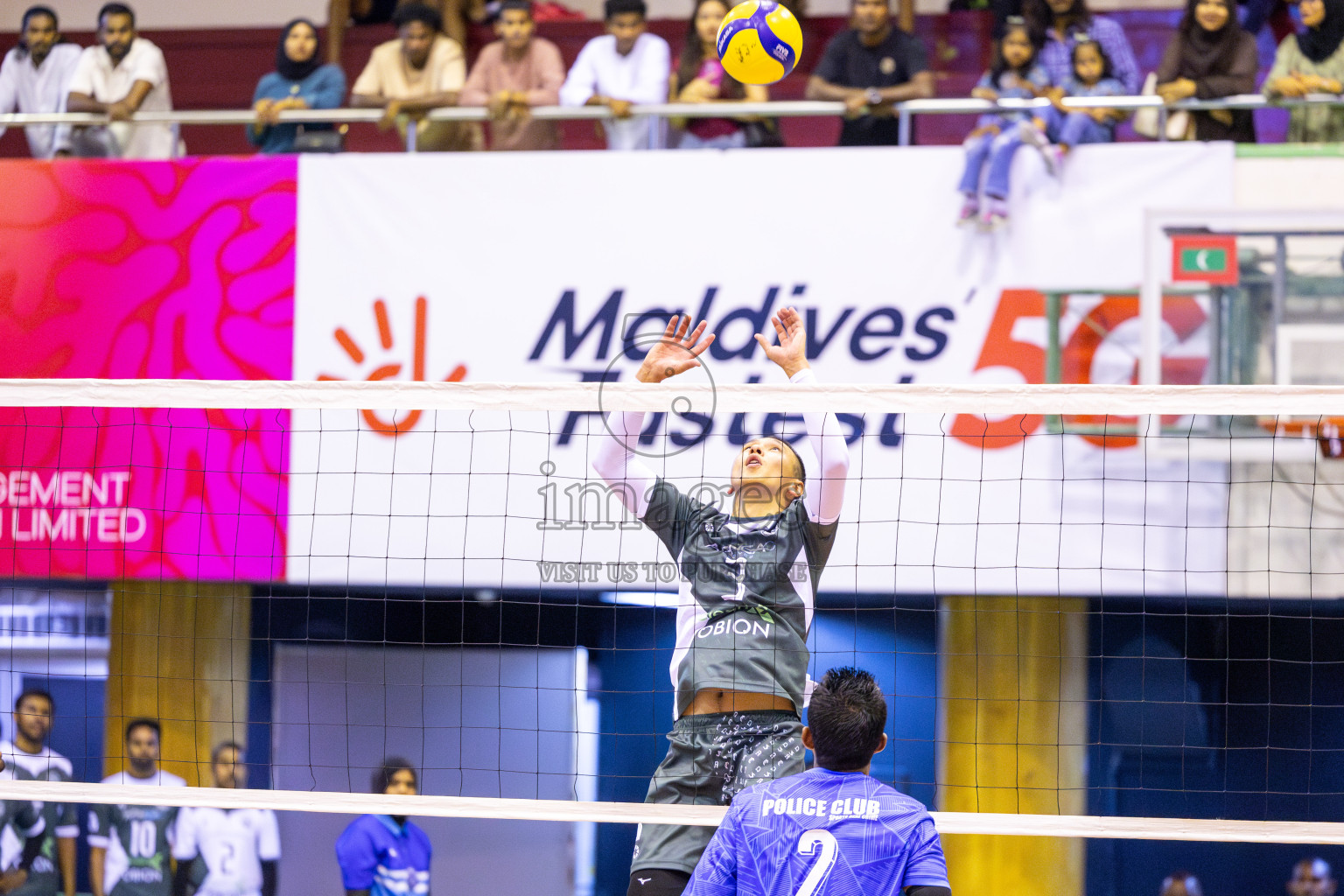 Dhadimagu Sports and Recreation vs Police Club in Day 2 of MILO VAM Cup 2025 held in Male', Maldives on Thursday, 26th June2025 at Social Center Indoor Hall 
Photos By: Ismail Thoriq / images.mv