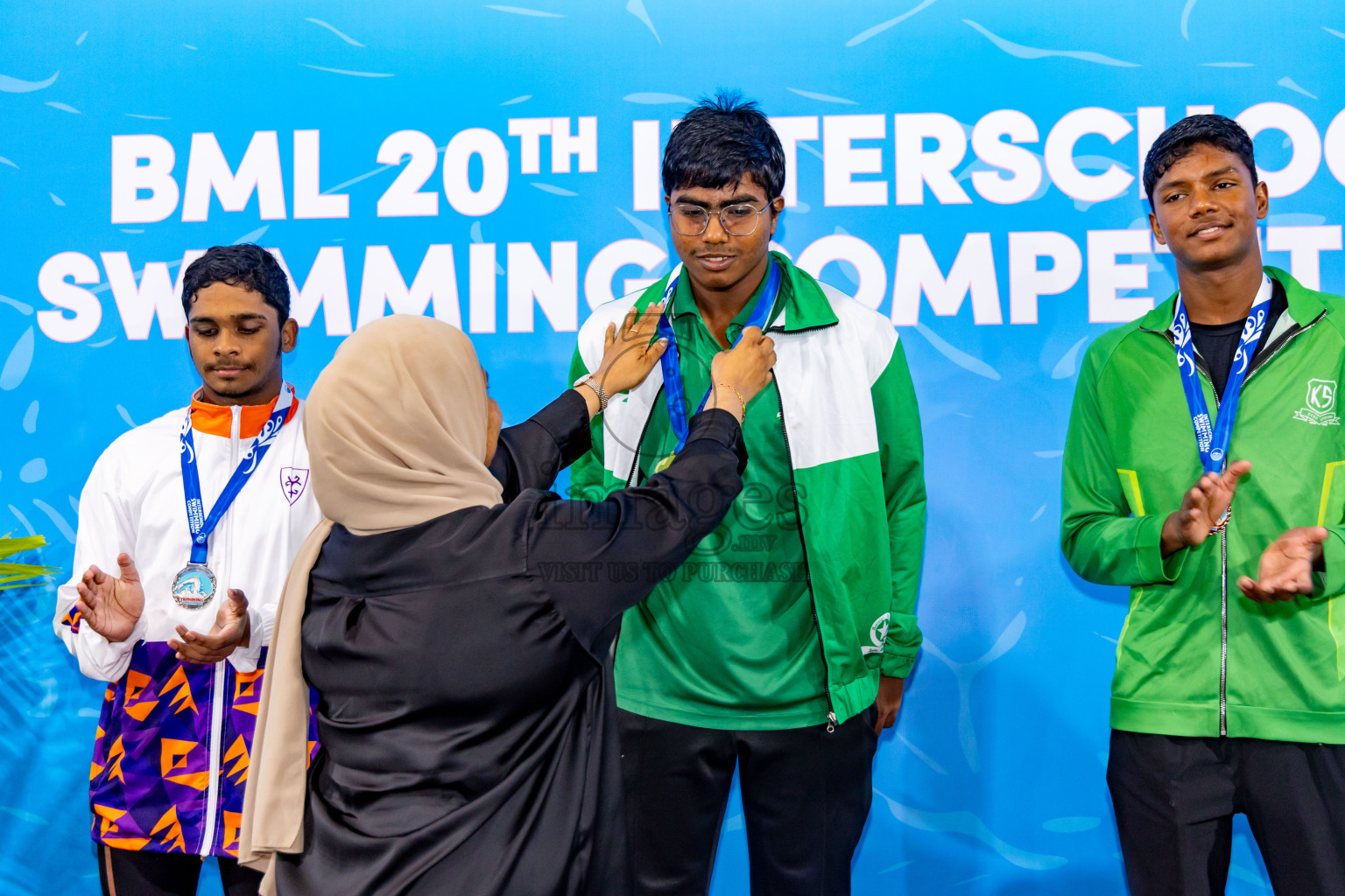 Day 4 of 20th Inter-school Swimming Competition 2024 held in Hulhumale', Maldives on Tuesday, 15th October 2024. Photos: Nausham Waheed / images.mv