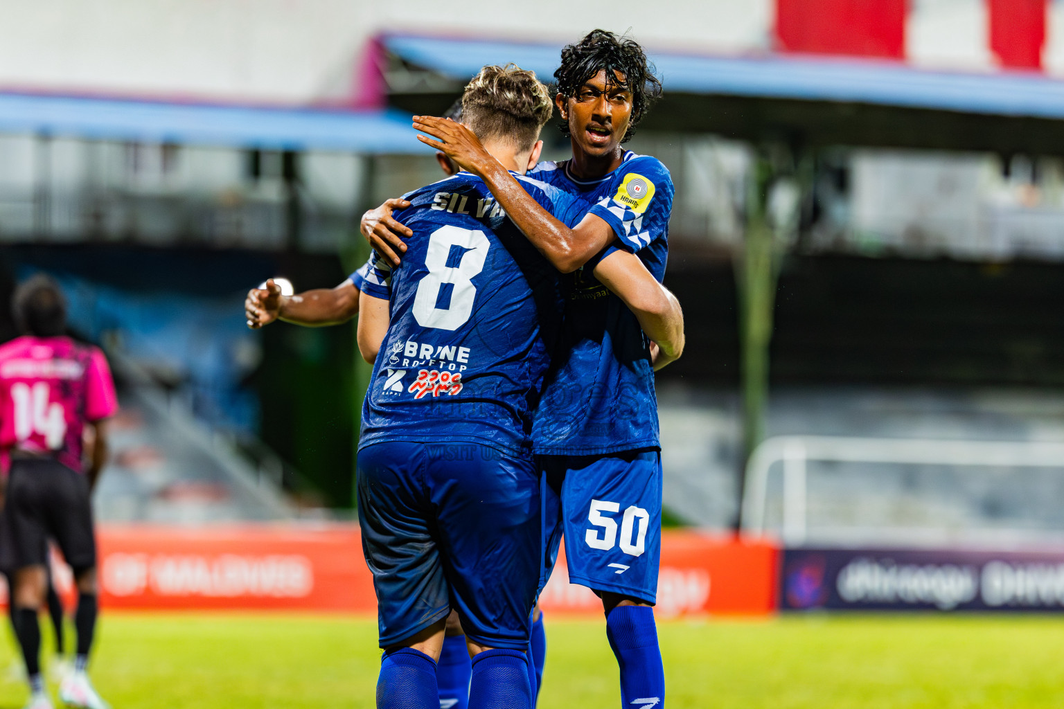 United Victory vs New Radiant Sports Club in Dhivehi Premier League 2025/26 held in National Football Stadium, Male', Maldives on Thursday, 25th September 2025. Photos: Areef Adam / Images.mv