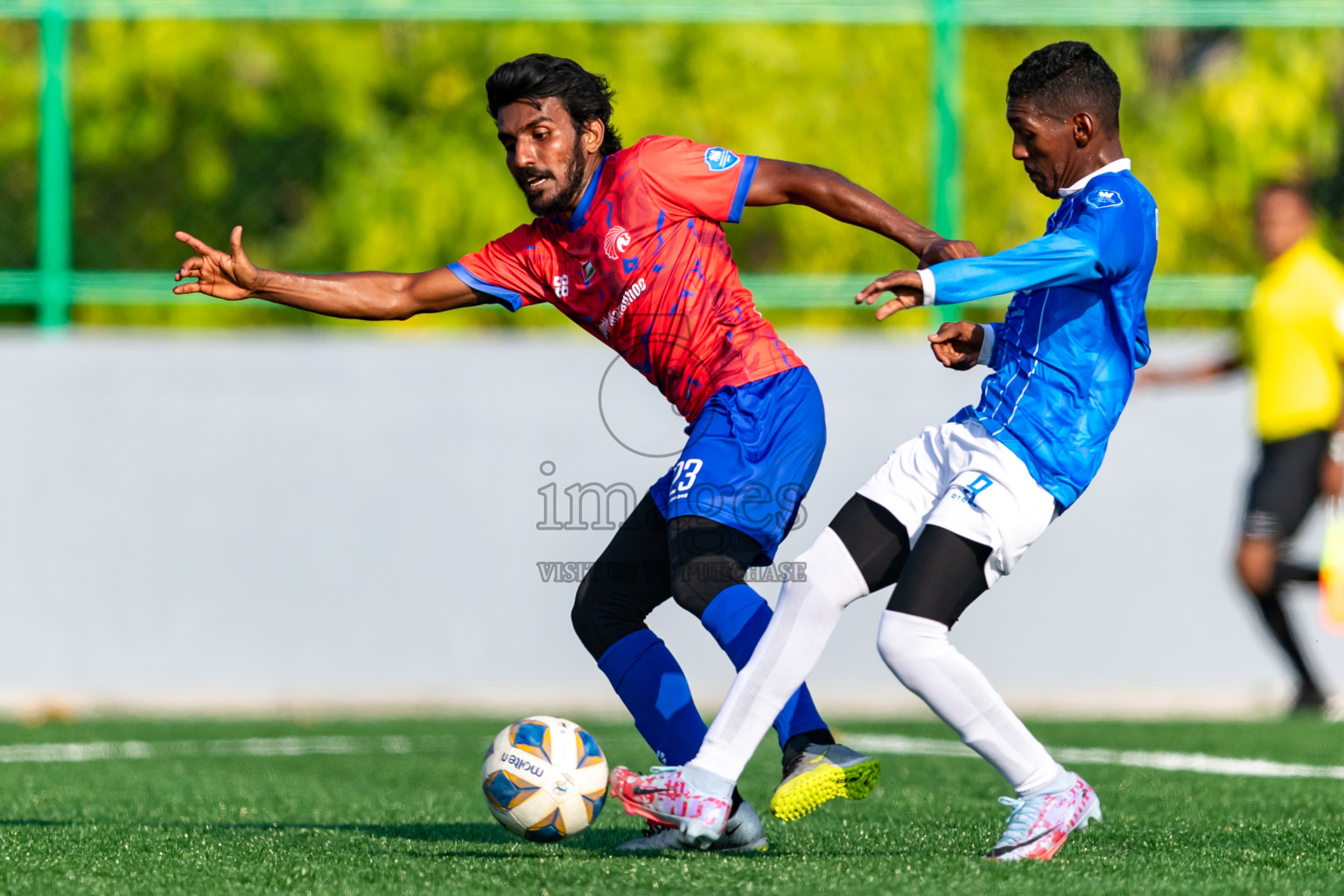 Chester Academy vs Baburu SC from Manadhoo Council Cup 2024 in N Manadhoo Maldives on Tuesday, 20th February 2023. Photos: Nausham Waheed / images.mv