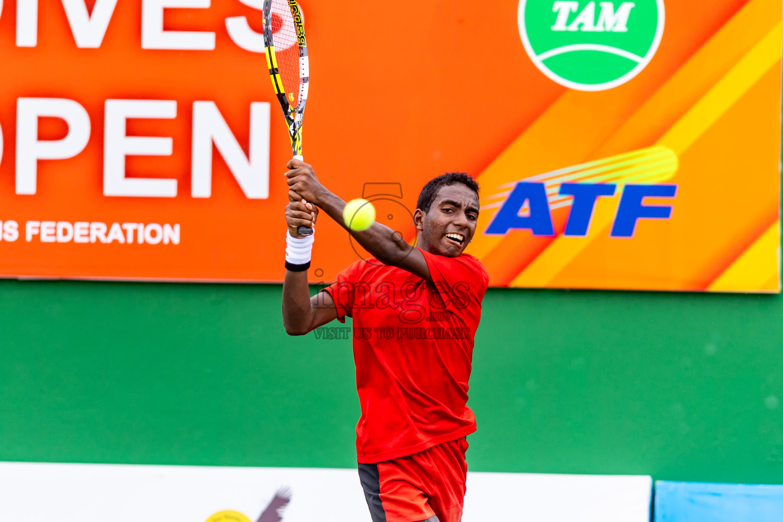 Day 7 of ATF Maldives Junior Open Tennis was held in Male' Tennis Court, Male', Maldives on Wednesday, 18th December 2024. Photos: Nausham Waheed/ images.mv