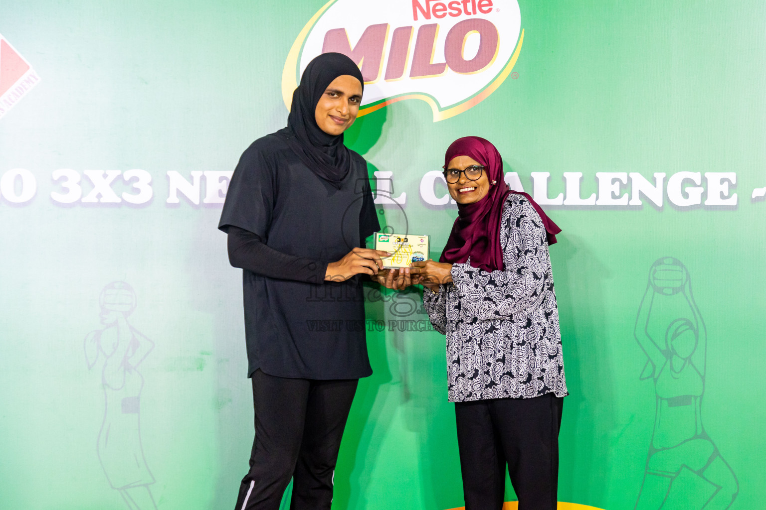 Final of MILO 3x3 Netball Challenge 2024 was held in Ekuveni Netball Court at Male', Maldives on Thursday, 20th March 2024. Photos: Nausham Waheed / images.mv