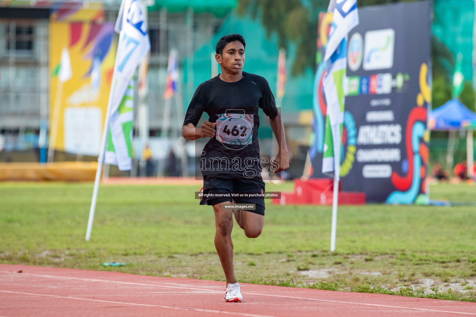 Day two of Inter School Athletics Championship 2023 was held at Hulhumale' Running Track at Hulhumale', Maldives on Sunday, 15th May 2023. Photos: Nausham Waheed / images.mv