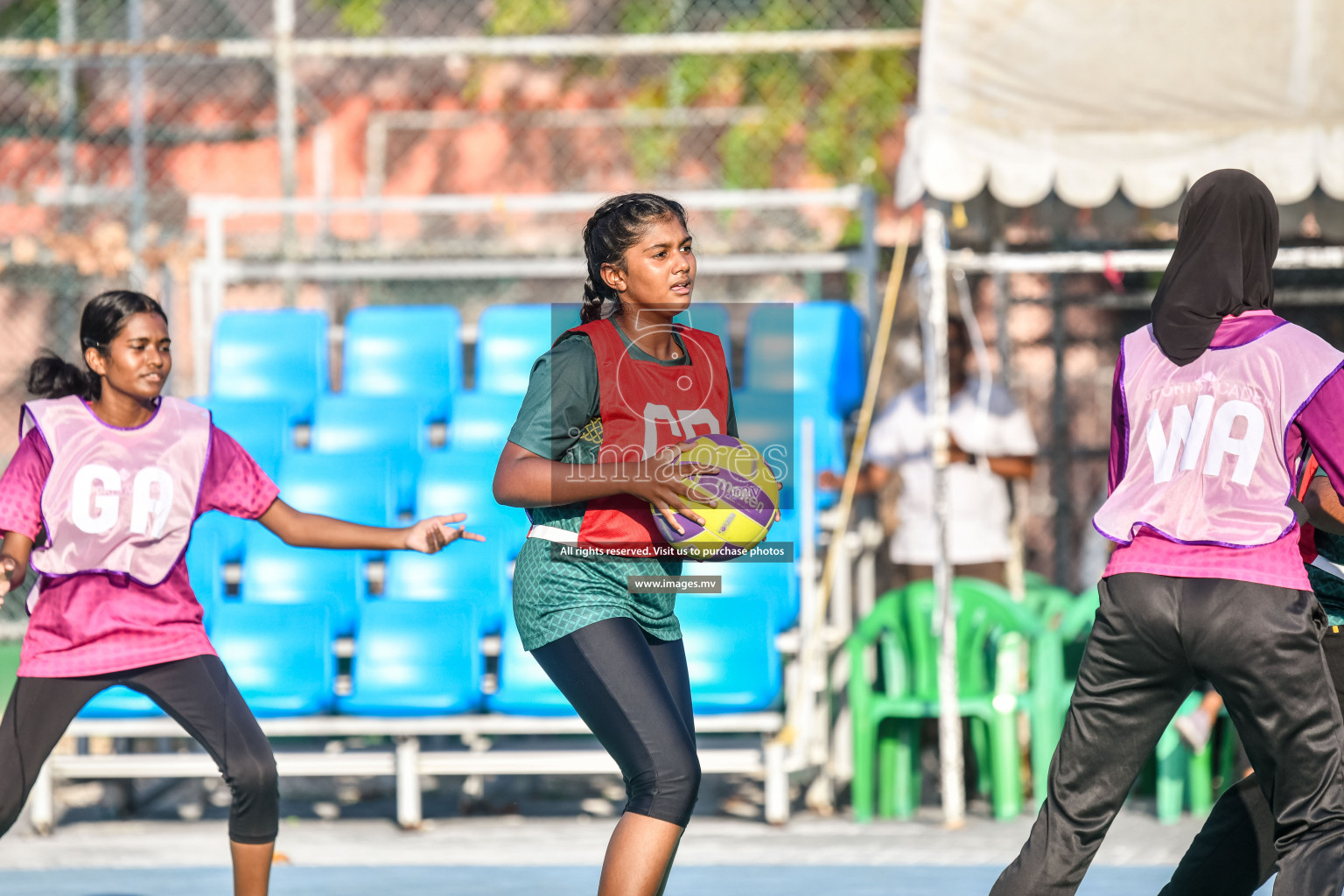 Day 5 of Junior Netball Championship 2022 on 9th March 2022 held in Male', Maldives. Photos by Nausham Waheed