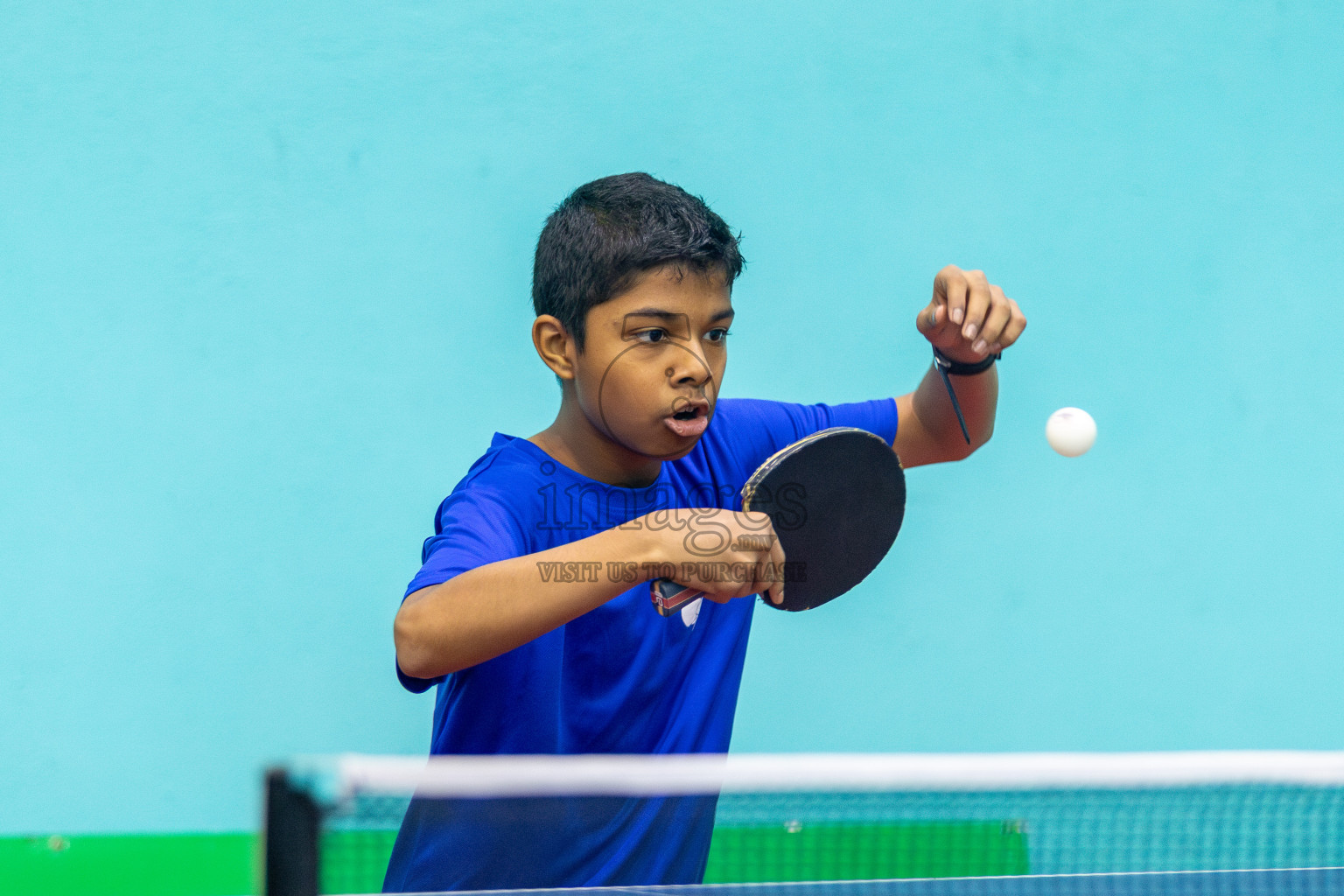 Day 3 of Interschool Table Tennis Tournament 2025 held at Male' TT Hall, Male', Maldives on Saturday, 17th May 2025. Photos By: Mohamed Mahfooz Moosa / images.mv