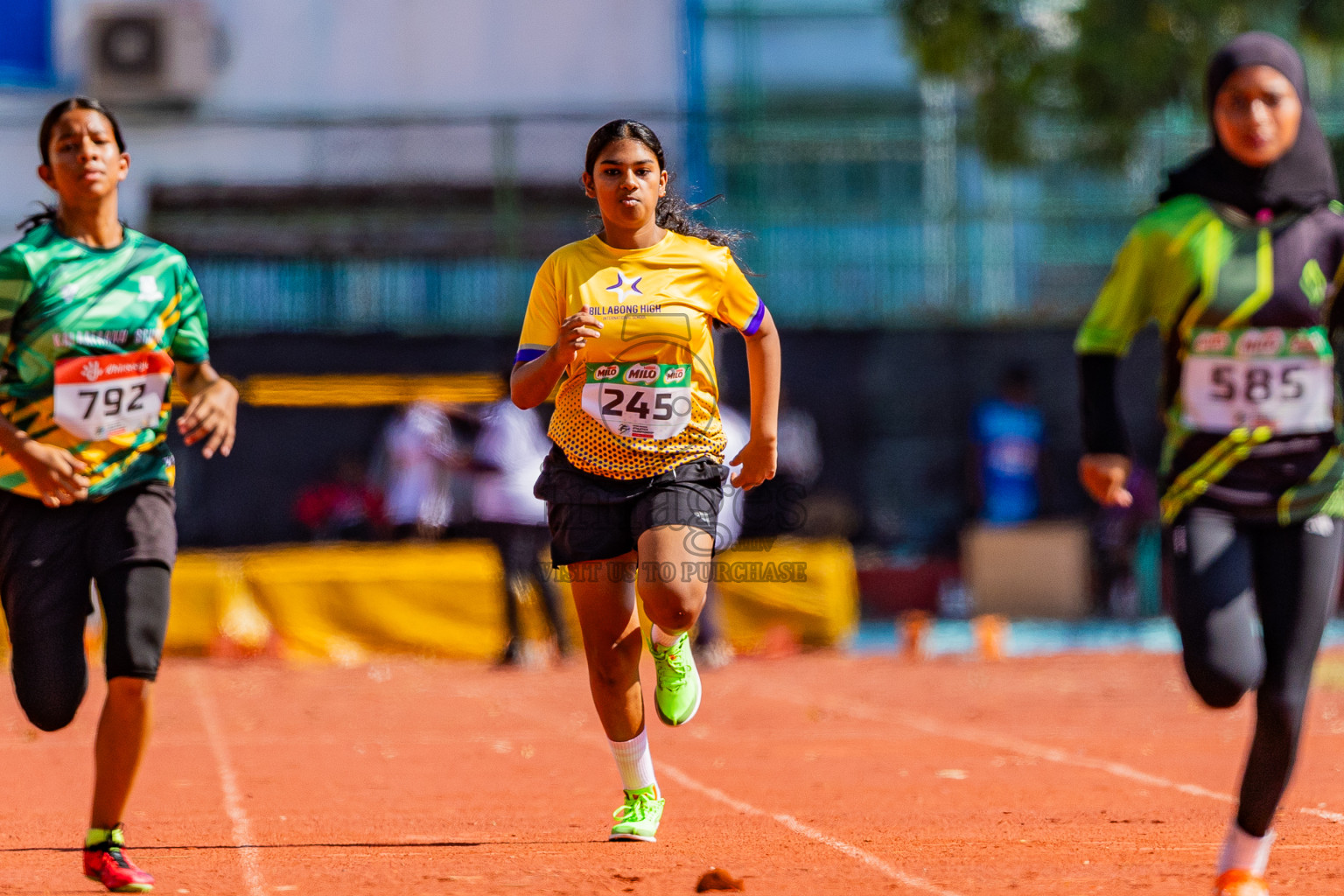 Day 1 of Inter-school Athletics Championship 2025 held in Ekuveni Synthetic Track, Male', Maldives on Monday, 06th October 2025. Photos by: Areef Adam  / Images.mv
