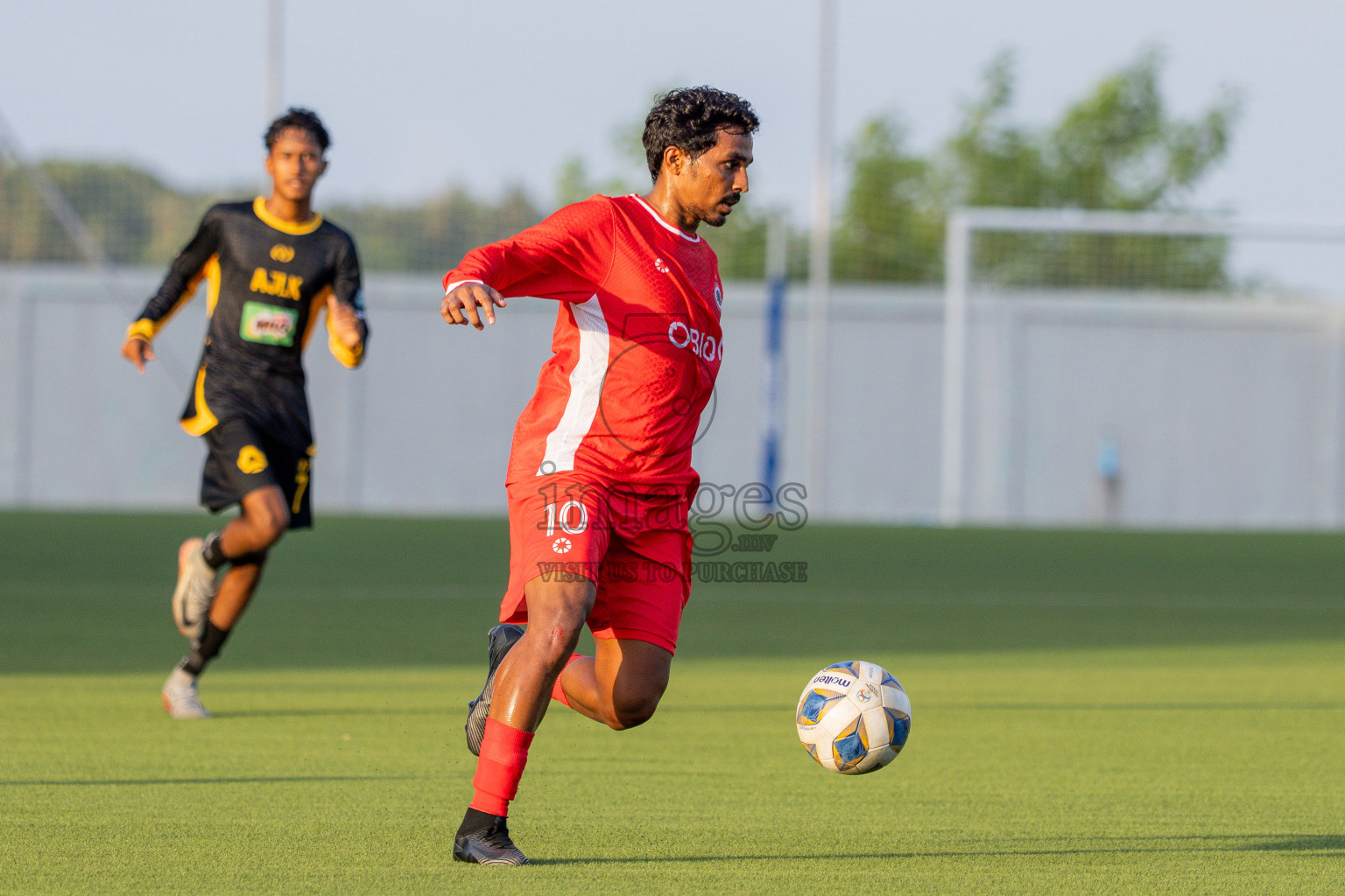 CC Sports Club VS Aajeelakah Eydhafushi FA in Day 6 of Eydhafushi Cup 2025 held in Eydhafushi Football Stadium at B. Eydhafushi, Maldives on Wednesday, 10th September 2025. Photos: Arif Rasheed / images.mv